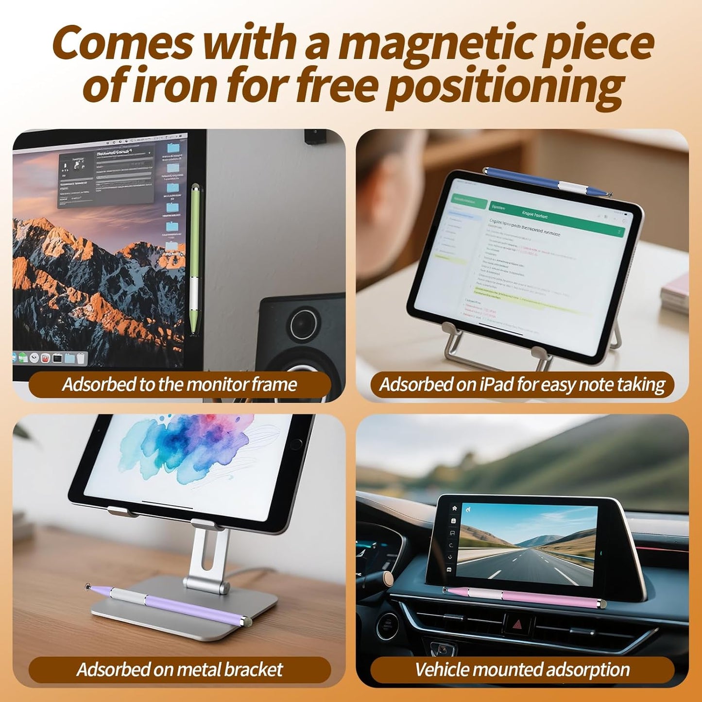 Bopomofo Touchscreen,5 2-in-1 Screens(9 3 Stylus Pen for PCS Magnetic Stylus Pen High Sensitivity & Precision