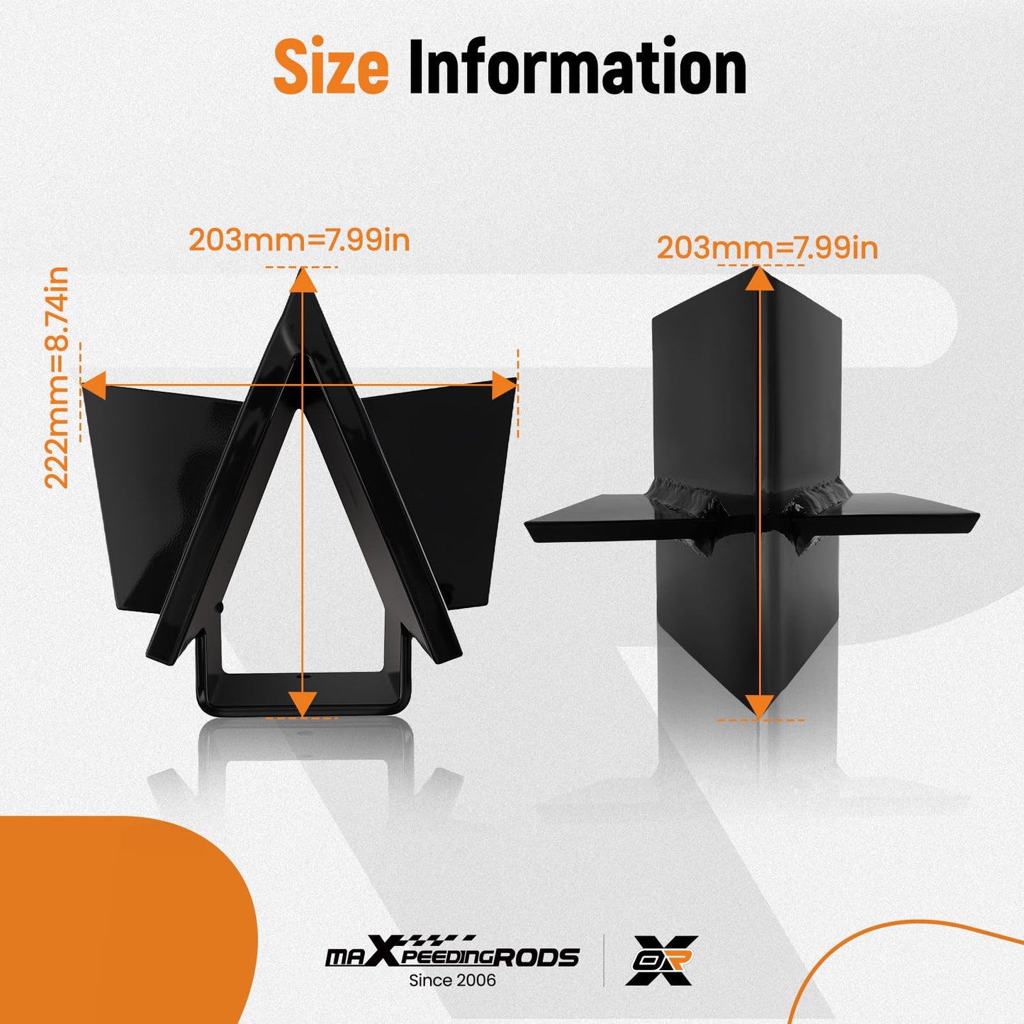 maXpeedingrods 4-Way Log Splitter Wedge for Swisher Branded 22 28 34 ton Log splitters