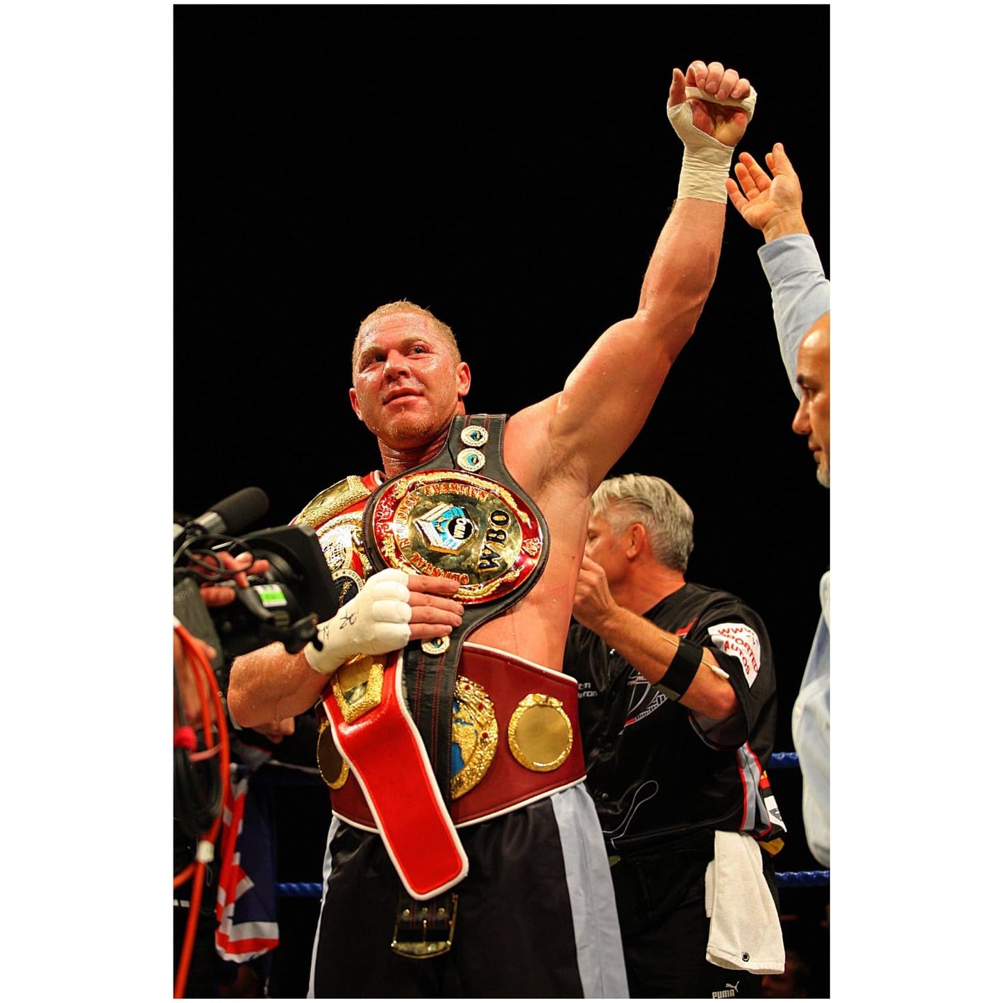Counterpunch by Shane Cameron Boxing Gloves - Training & Sparring - Synthetic Leather - Black (16oz)