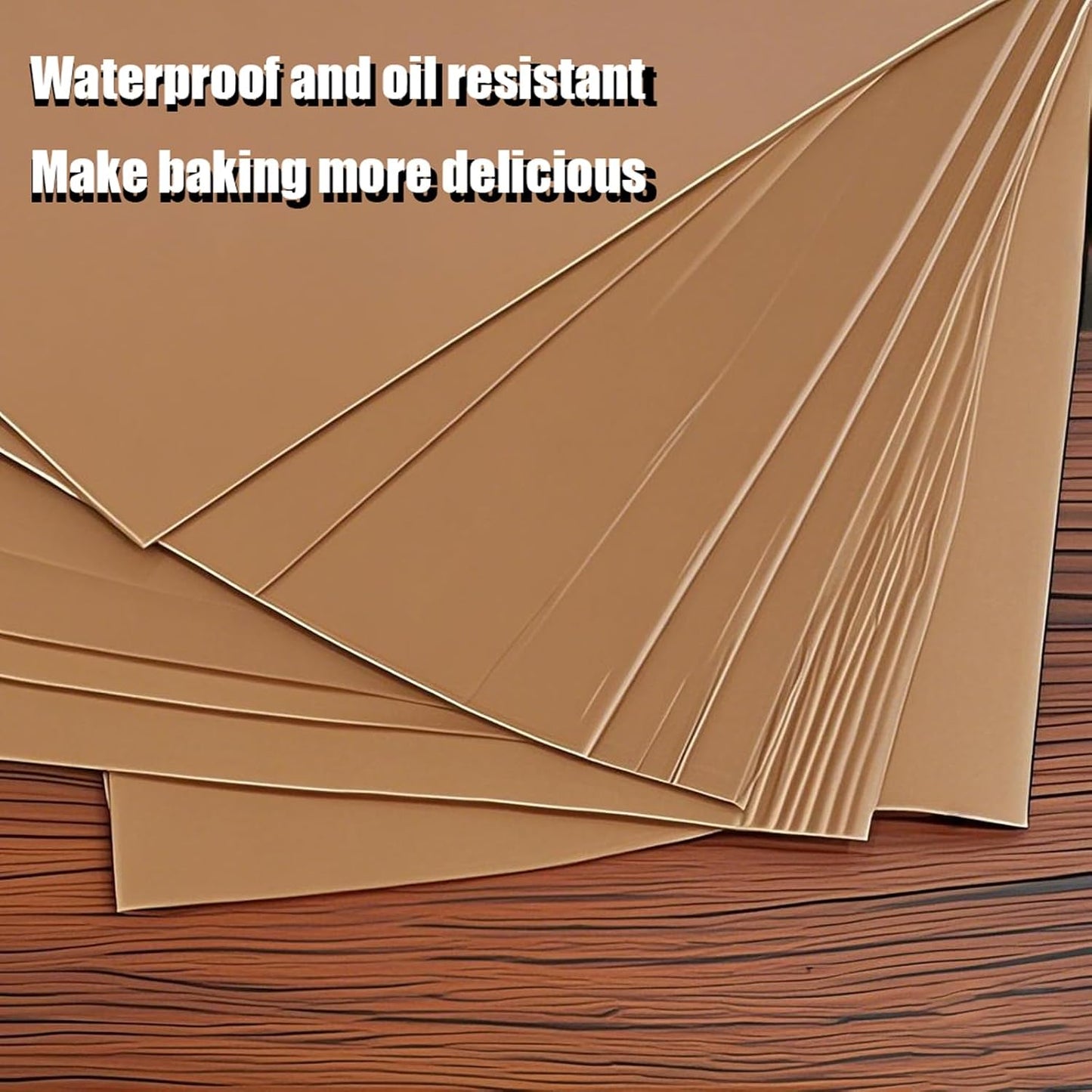 Skiennix Parchment Paper - Non-Stick Precut Baking Sheets, 300PCS 12x16 Inches | Ideal for Air Frying & Grilling