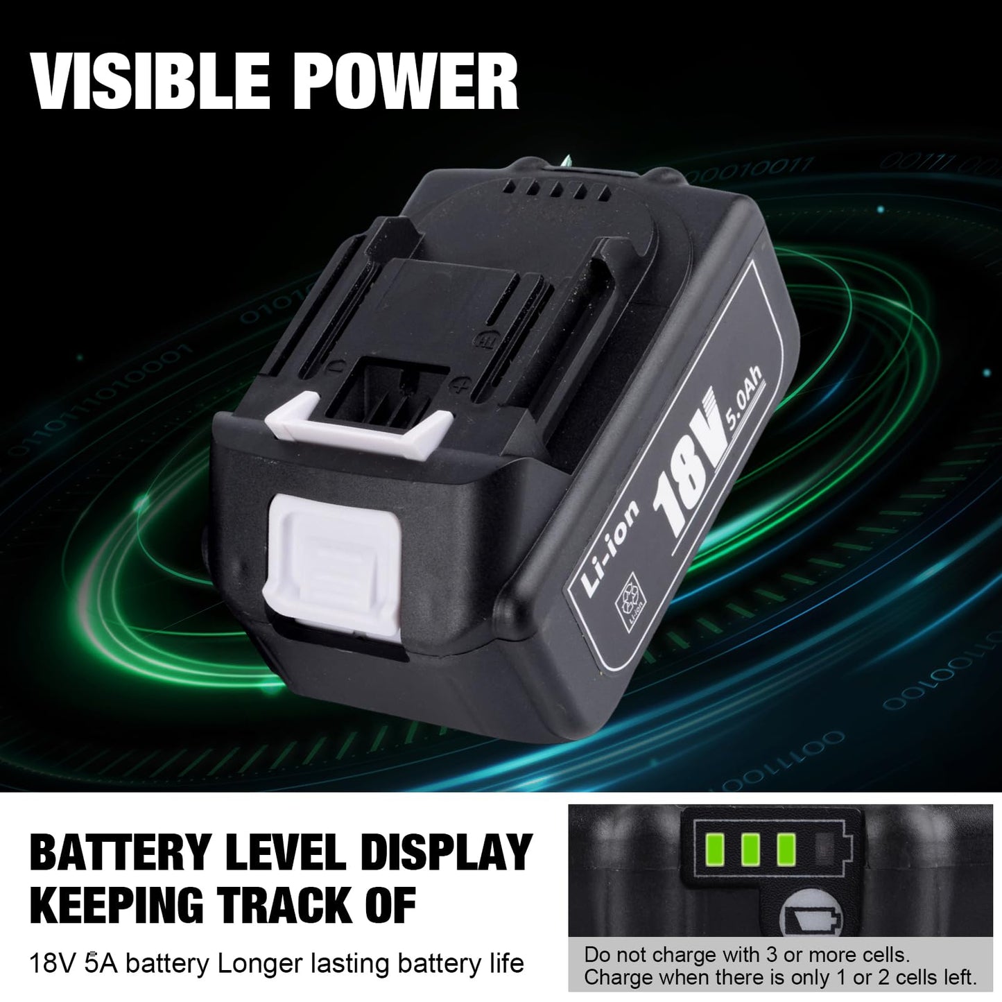 ketailei 6 Ton Electric Hydraulic Crimper, Easy-Open Design for Quick Operation, 65KN Force & Dual 18V/5Ah Batteries, 12 American Standard Dies (6AWG-600MCM)(ED-300C)