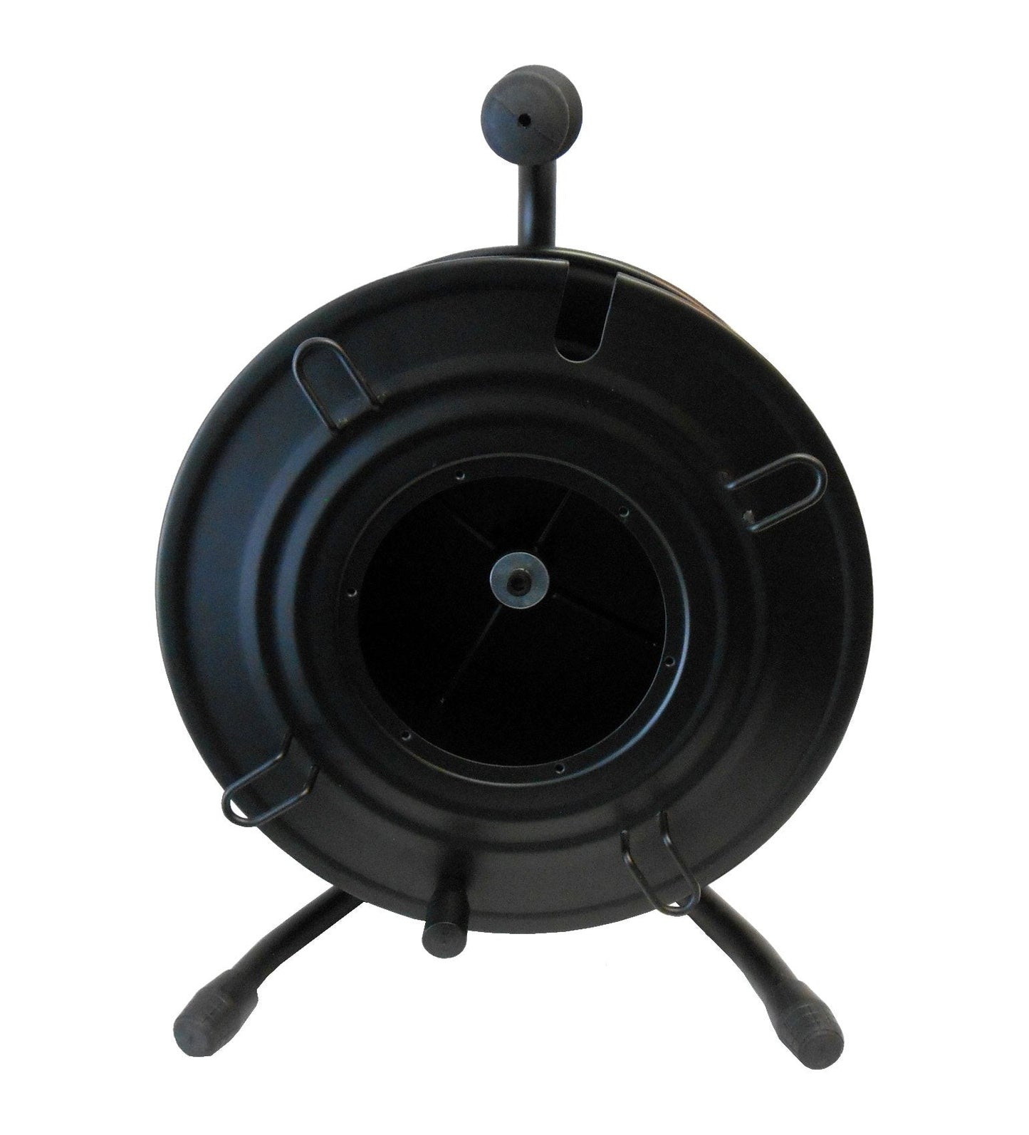 Audio2000'S ADC271B Heavy-Duty Portable All Metal Cable Reel/Cord Reel, Capacity: 722 feet of 6mm Cord