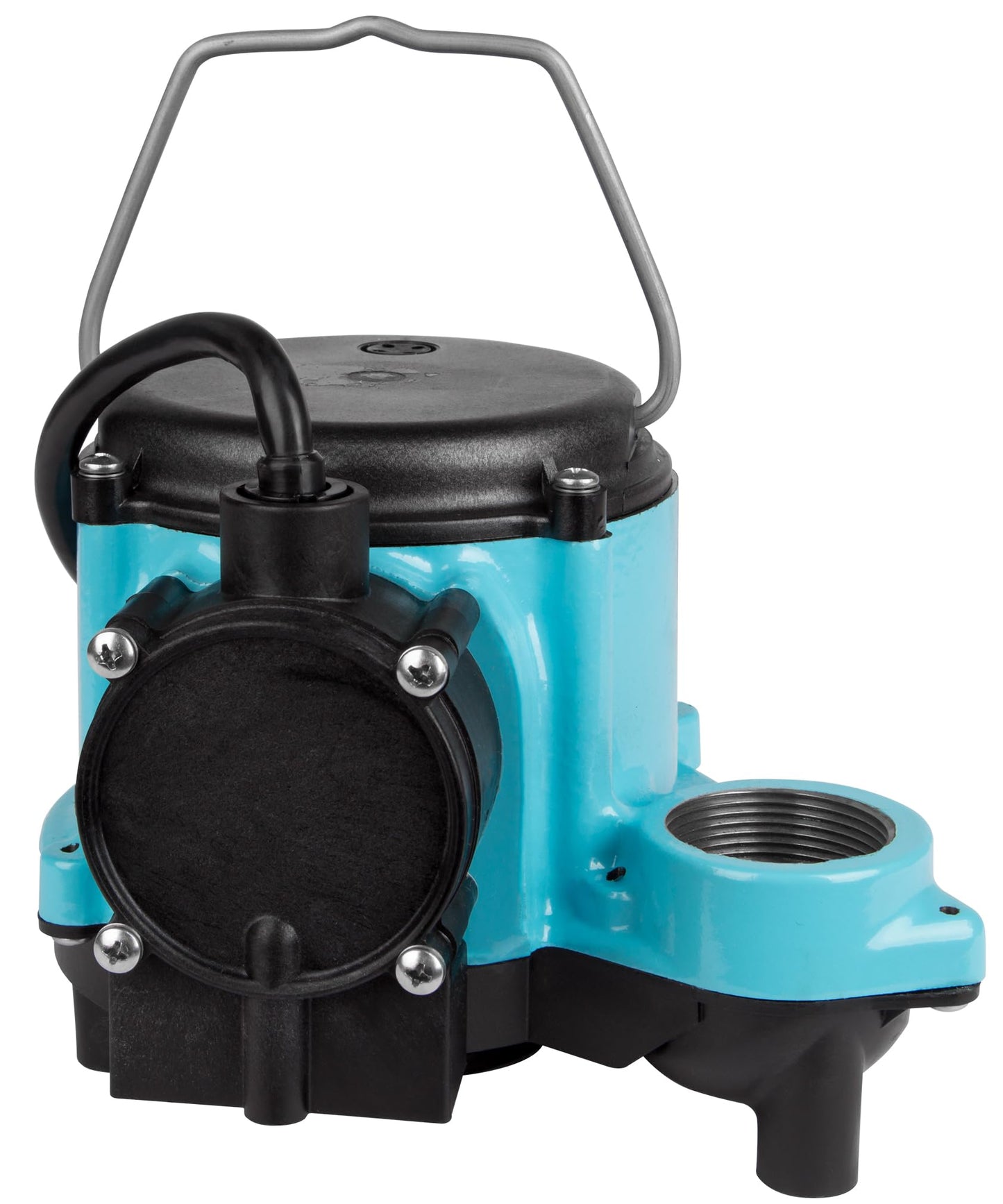 Little Giant WRS-6 115-Volt, 1/3 HP, 2760 GPH Under Sink Drainosaur Automatic Sump System with Big John 6-CIA Sump Pump, 5-Gallon Tank and 10' Cord, Black/Blue, 506055