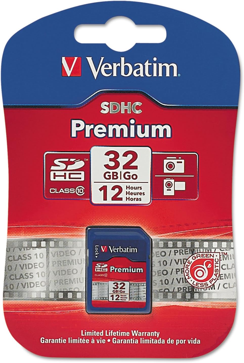 Verbatim 96871 10, 32GB Premium SDHC Memory Card, Class