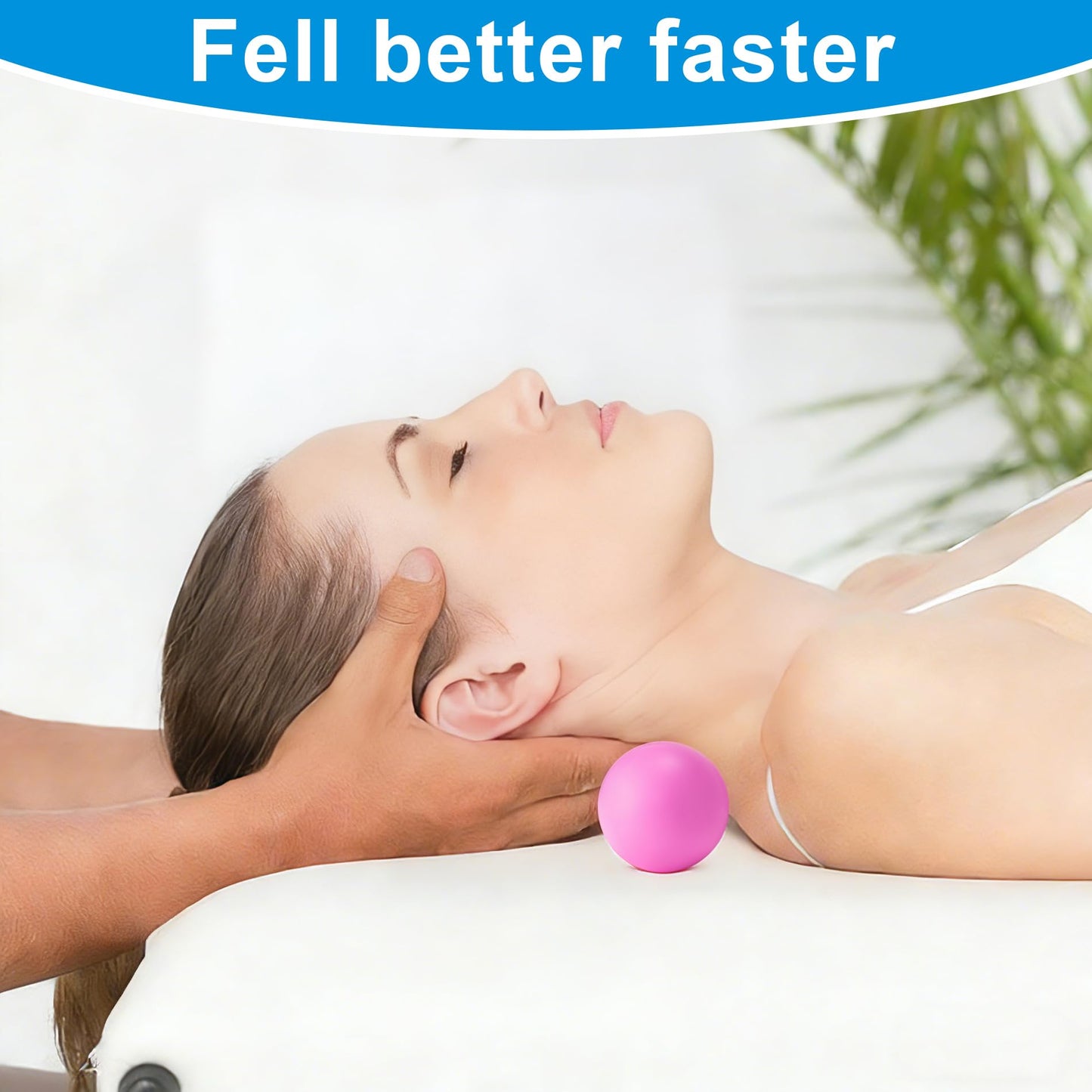 Aegero Peanut Massage Ball-Double Lacrosse Massage Ball, Mobility Ball for Myofascial Release,Yoga Therapy,Trigger Point Therapy,Muscle Knots and Acupoint Massage (Blue Firm Ball)