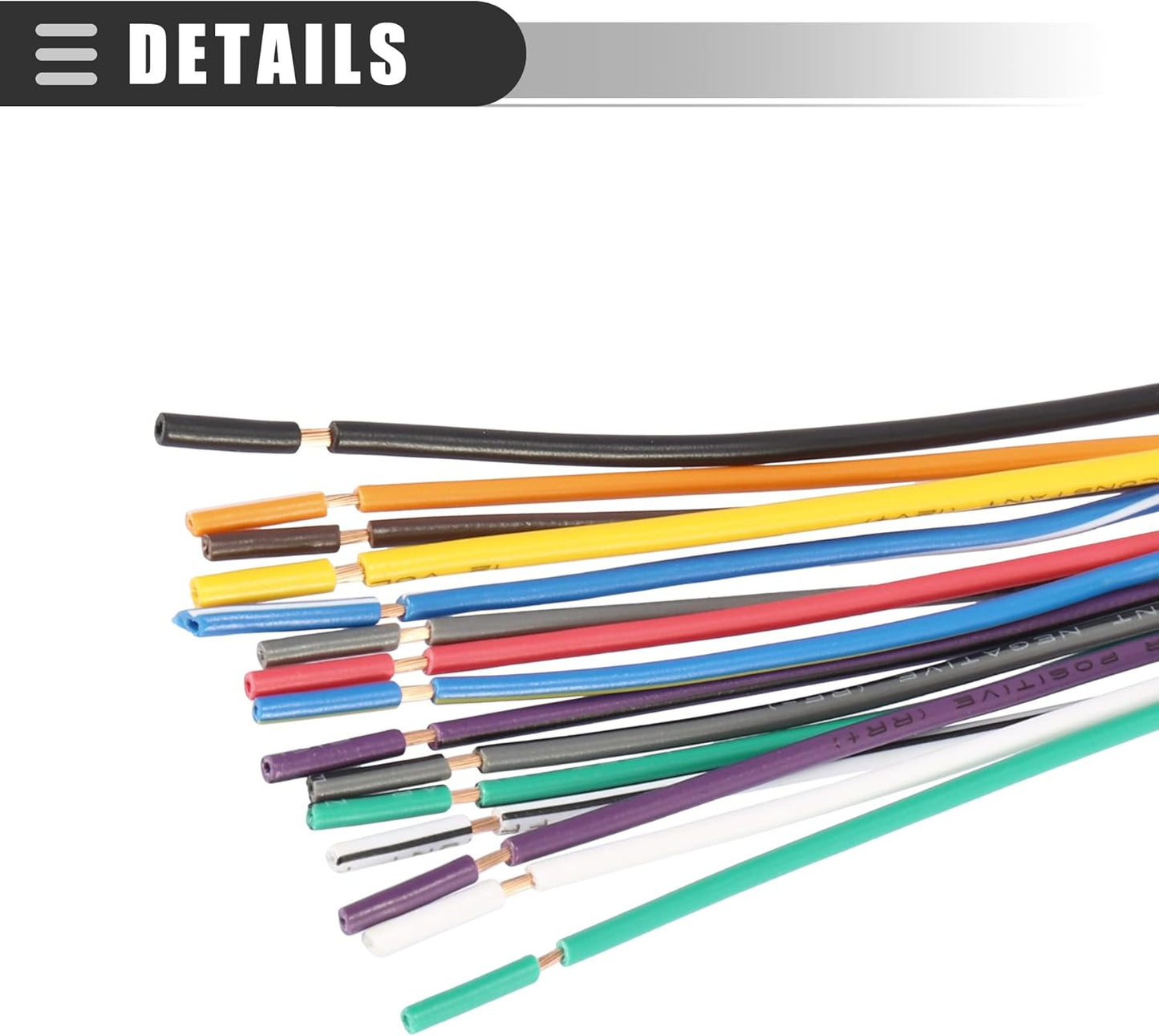 16 Motoforti Universal Car Stereo CD Player Wiring Harness, Wire Radio Adapter Install Plug, Pins, for Kenwood