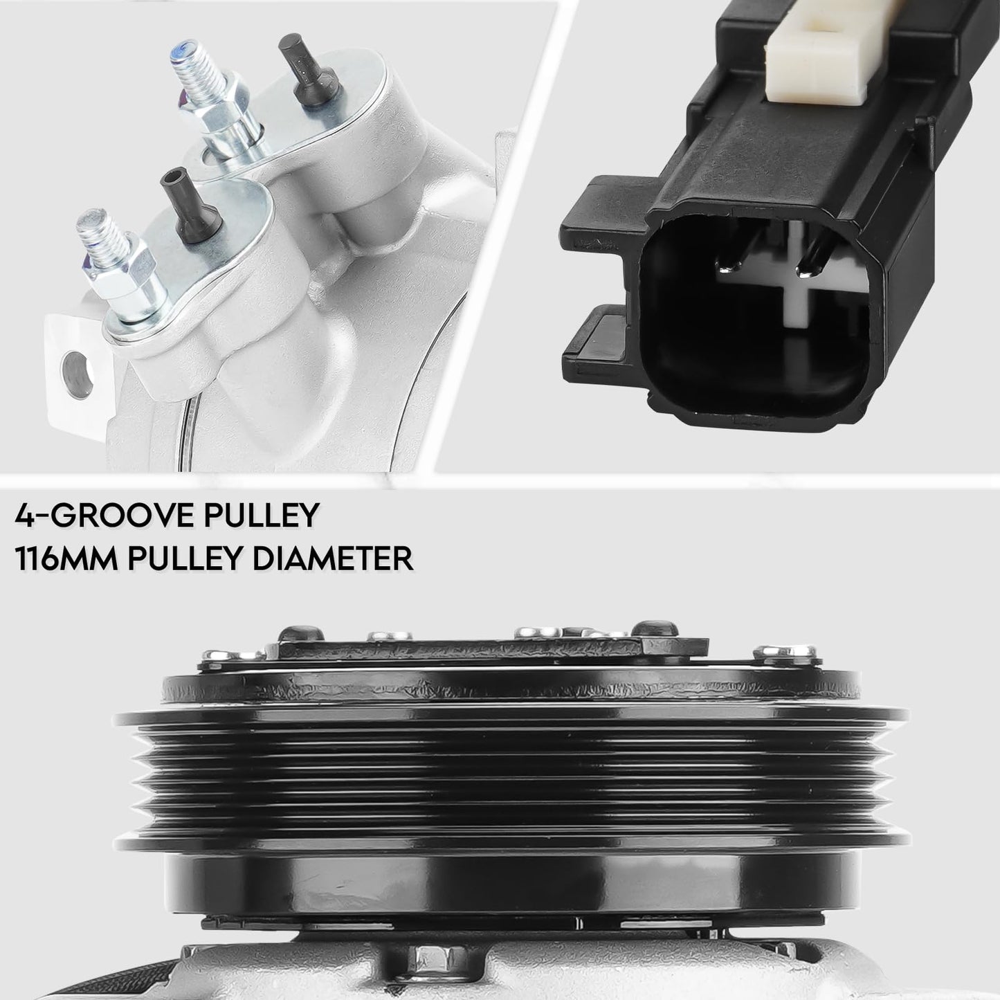 New AC Air Condition Compressor with Clutch for Ford F-150 3.5L 3.7L 2011-2014, for Ford Expedition 2015-2017,for Lincoln Navigator 2015-2017