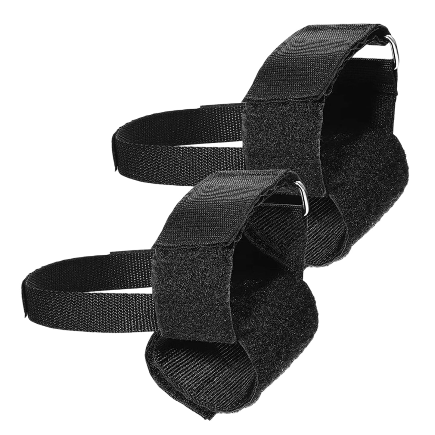 2 Pcs Dumbbell Foot Attachment, Tibialis Trainer Ankle Straps for Leg Extension Attachment, Hamstring Curl, Leg Curl and Shin Training, Home Gym Equipment for Tib Raises and Lower Body Workouts