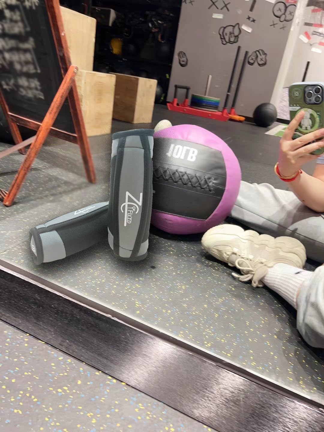 ZC FLYYD Soft Dumbbell Hand Weight (1Set=4lbs*2Gray)