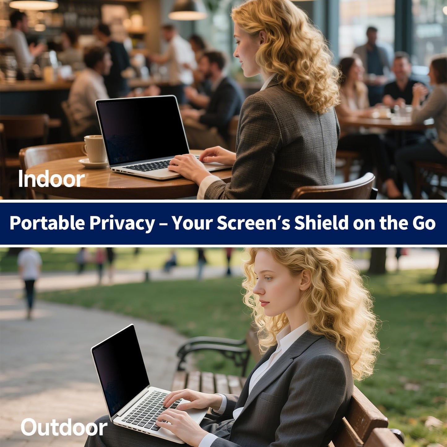 16 Inch 16:10, 16" 1920x1200 Magnetic Laptop Privacy Screen Removable Matte Anti Glare Blue Light Filter - Computer