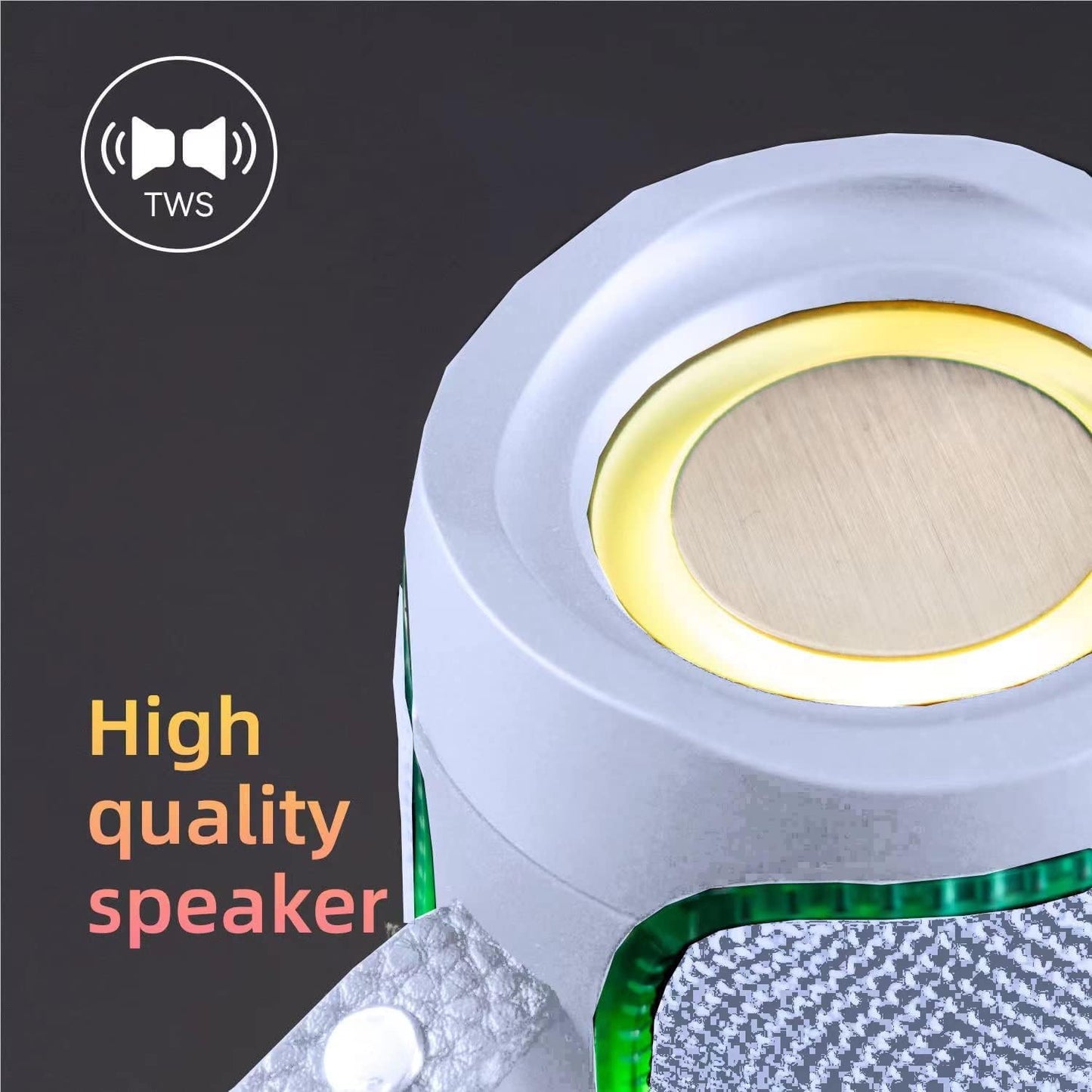 TECIGO Speaker10 5.3, Portable Bluetooth Speakers Outdoor Portable Bluetooth Hours of PlaytimeBluetooth Wireless