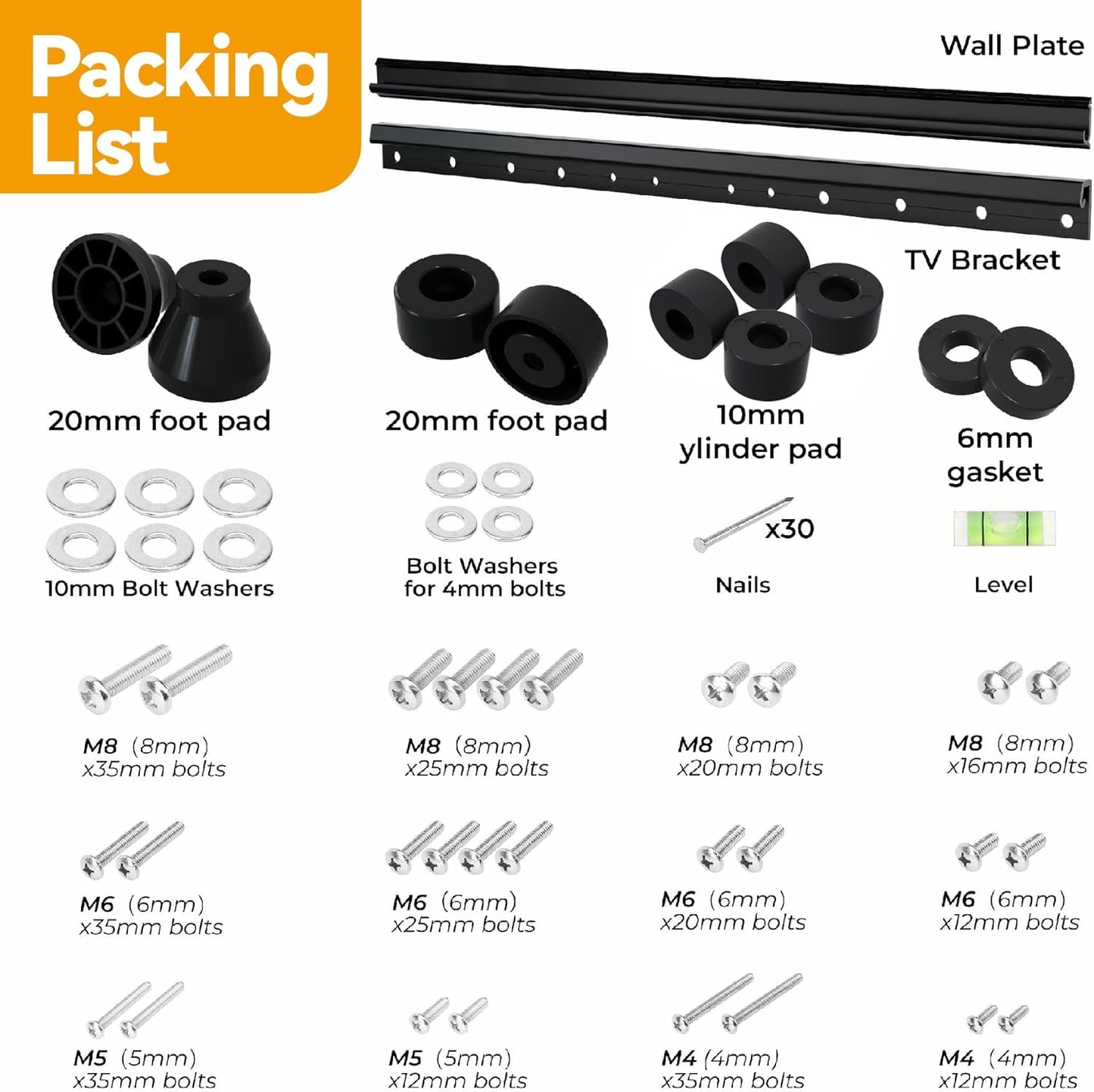EZISE 32-75 inch 150 lbs, Studless TV Wall Mount for TVs, No Stud Drywall TV Mount Holds up to Low Profile, No Drill