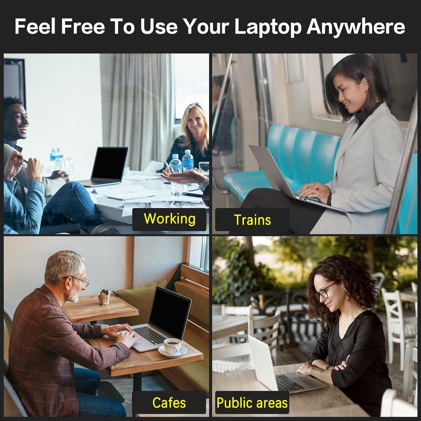 14 Inch 16:9 Laptop Privacy Screen Aspect Ratio, Laptop Screen Privacy Shield Compatible With Lenovo Hp Dell Acer Asus