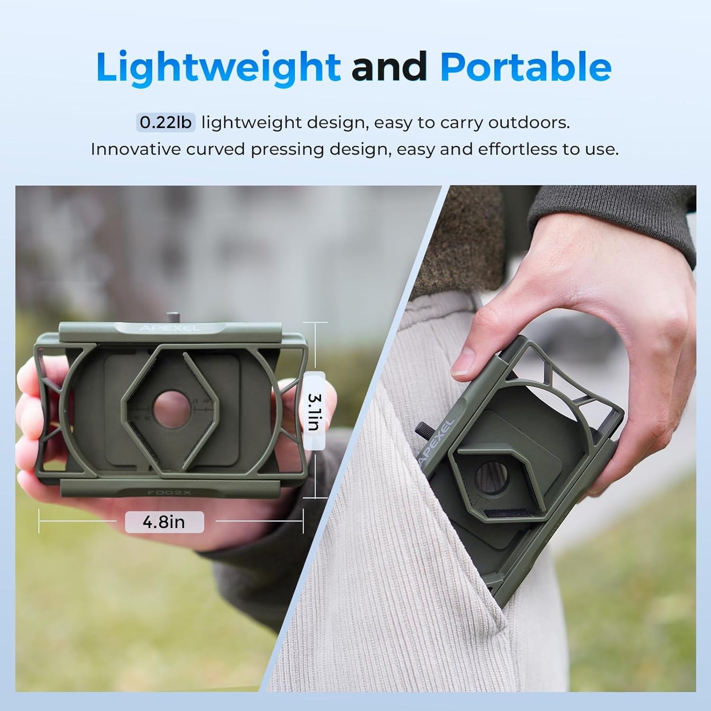 Evil eye 360 Upgraded Telescope Phone Adapter, Rotatable Binocular Photo Adapter for Android & iPhone,Smartphone Holder
