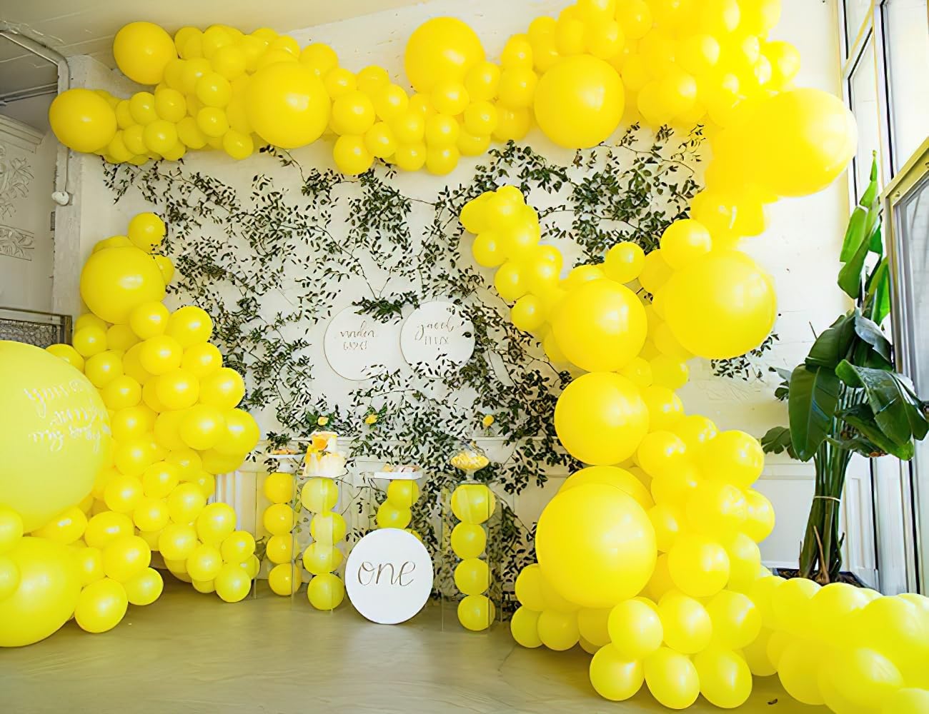 PartyWoo Yellow Balloons - 50pcs 12 Inch Latex Helium Balloons for Birthday & Baby Shower Decor