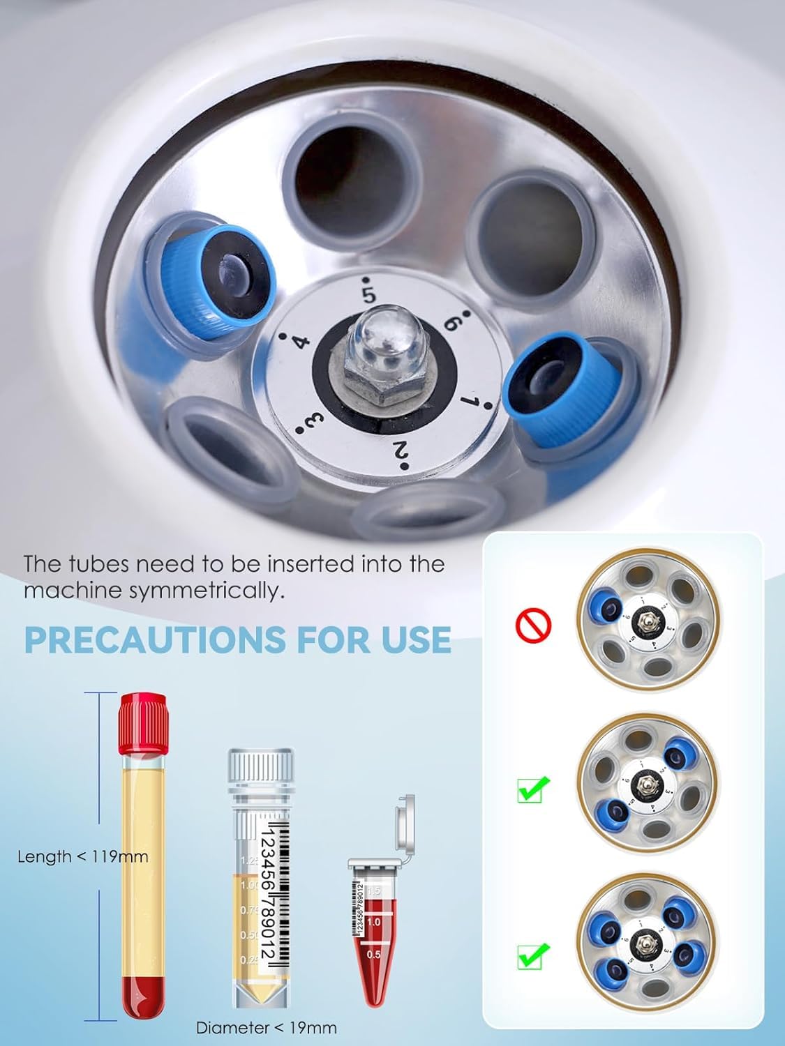 Centrifuge Machine, Lab Benchtop Centrifuges, Desktop Electric Lab Laboratory Centrifuge Machine Lab Medical Practice w/Timer and Speed Control - Low Speed,4000 RPM, Capacity 20 ML x