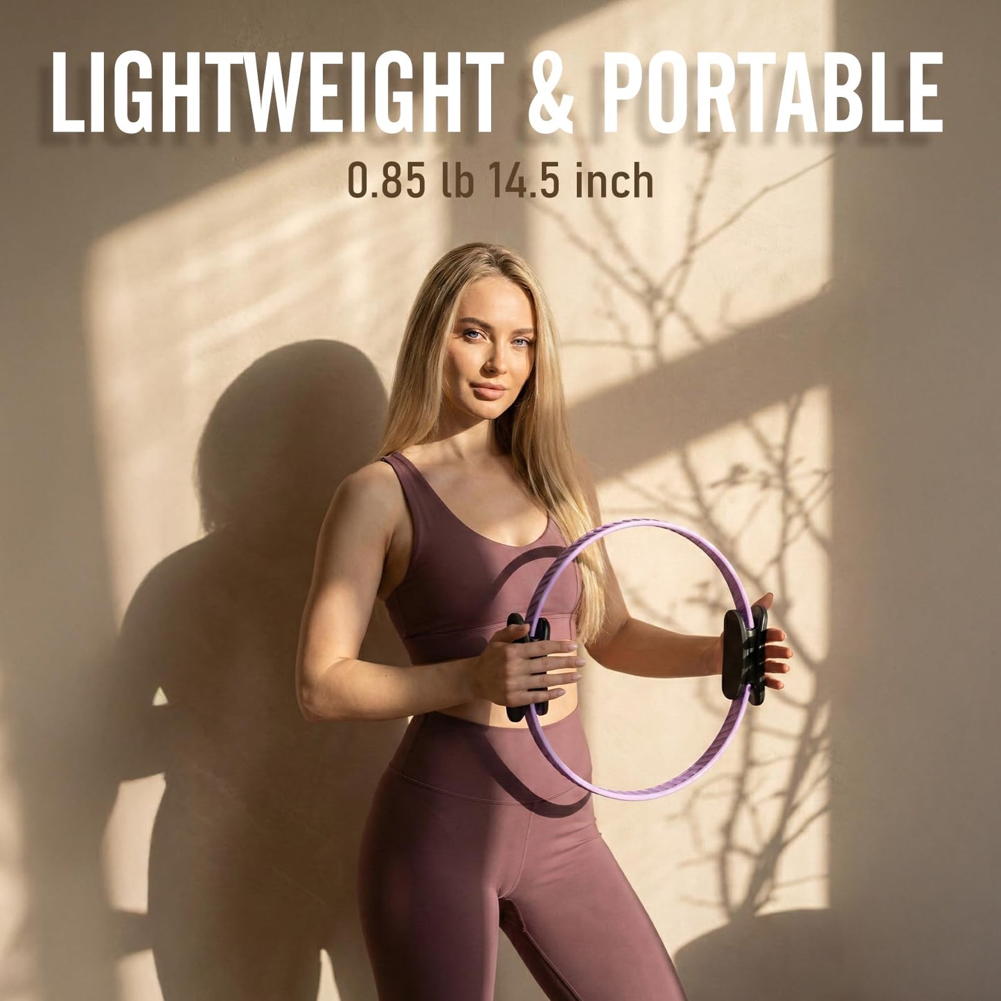 Pilates Ring Kit for Women, Pilates Equipment – 14.5" Home Magic Circle Workout with Pilates Ball, Resistance Bands, Better me Pilates Essentials Starter Set for Beginners Toning Shape Full Body