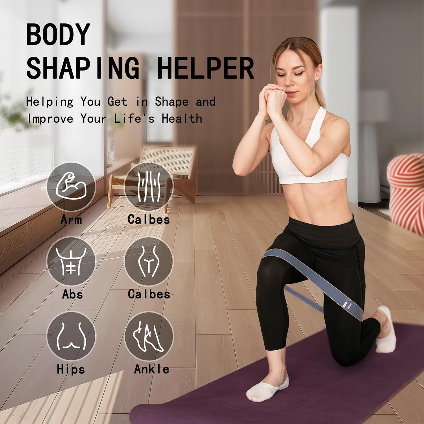Yoga Knee Support Pad for Women Pilates Kneeling Cushion | Elbows Wrist Hands Head Foam Extra Thick Men Exercise Knees Pads Set of 6 Pieces (Gray)