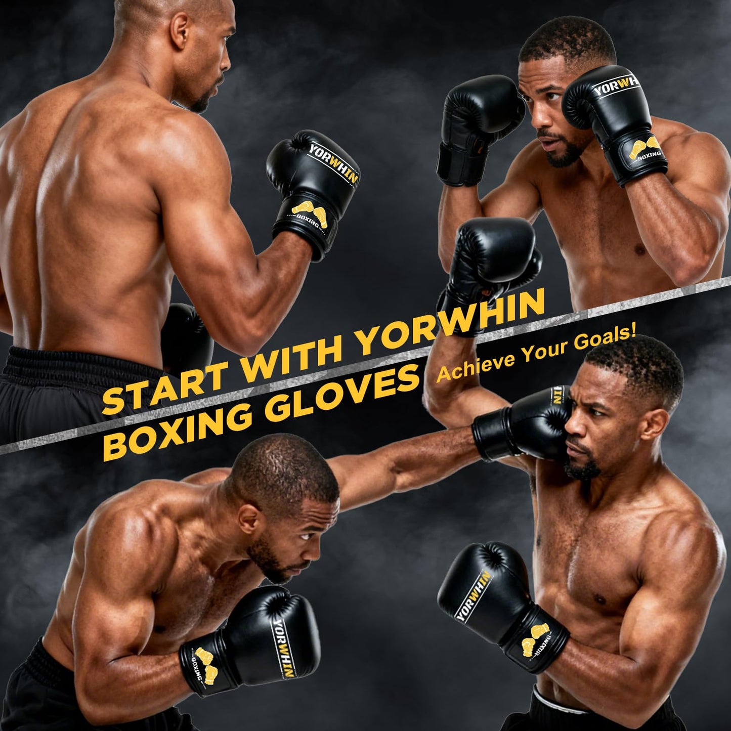 Boxing Gloves for Men Women, Training Sparring Boxing Gloves, Heavy Punching Bag Workout Gloves for Boxing Kickboxing Muay Thai Mixed Martial Arts MMA Training