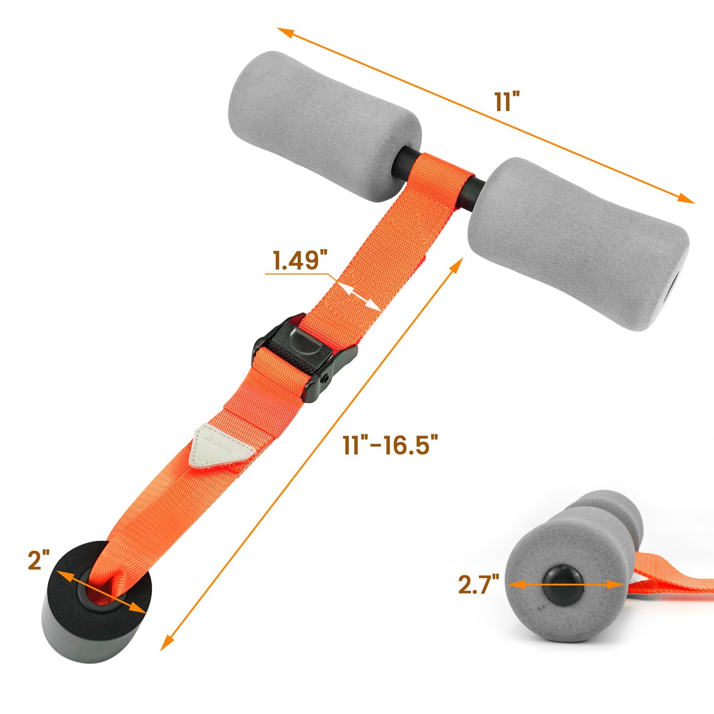 Nordic Hamstring Curl Strap, Balency Nordic Curl Strap for Hamstring Curls, Nordic Curl Attachment, Leg Exercise Assisted Strap for Strength Training, Nordic Curl Strap Home Workout Equipment