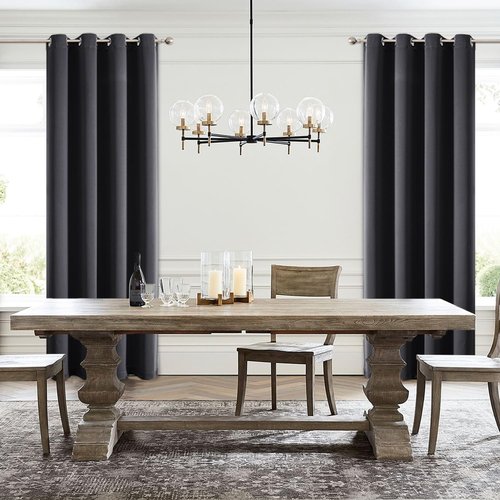 ChrisDowa Blackout Curtain - Custom Thermal Insulated Room Darkening Panel for Bedroom & Living Room
