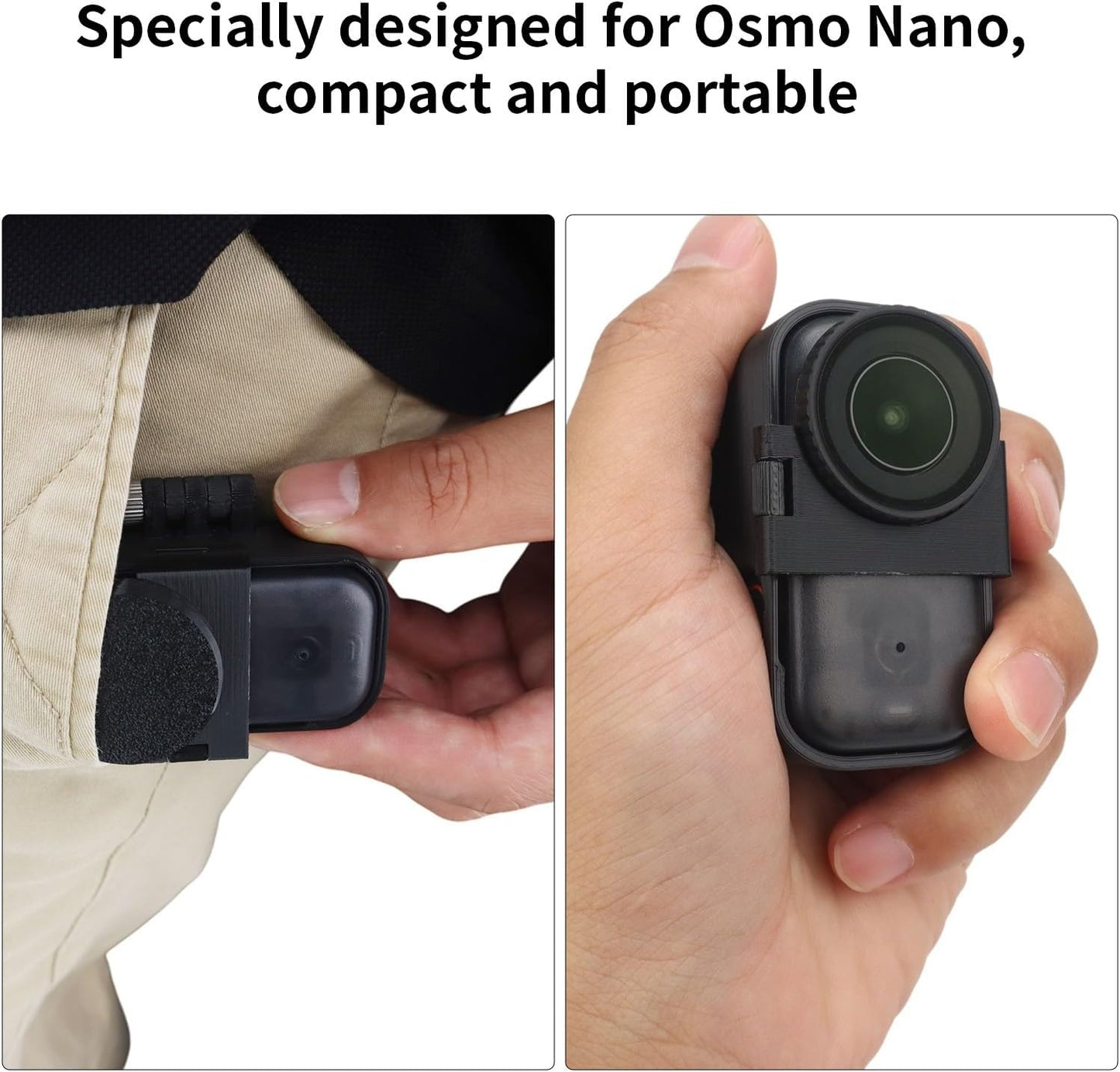 SIynhoo Osmo Nano Magnetic Mount Frame Adapter Protective Case for DJI Osmo Nano Camera Accessories(Magnetic Mount)