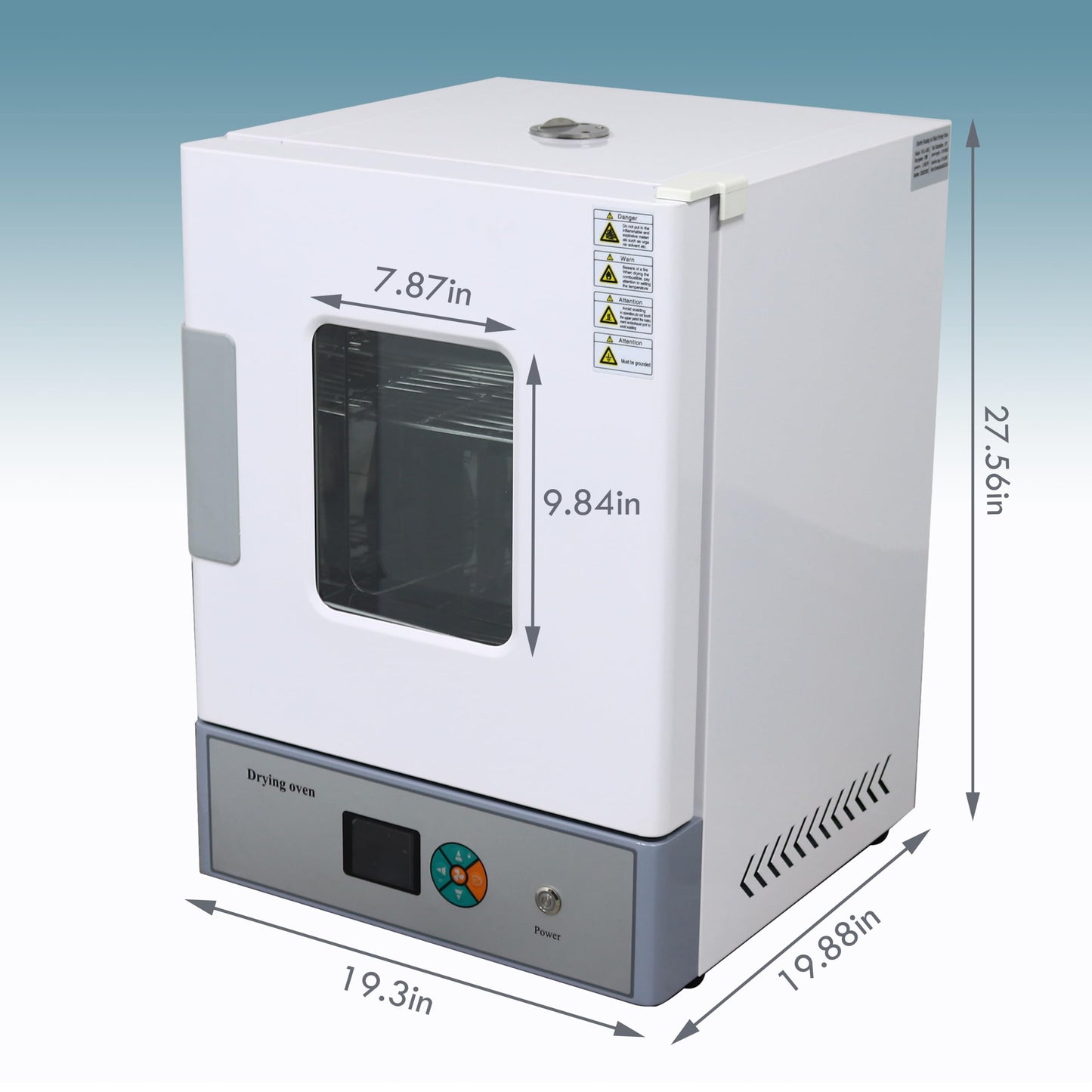 TECHTONGDA Drying Oven Lab Digital Air Dryer Forced Air Convection Drying Oven 45L Inner Chamber Size 14 * 14 * 14 inch