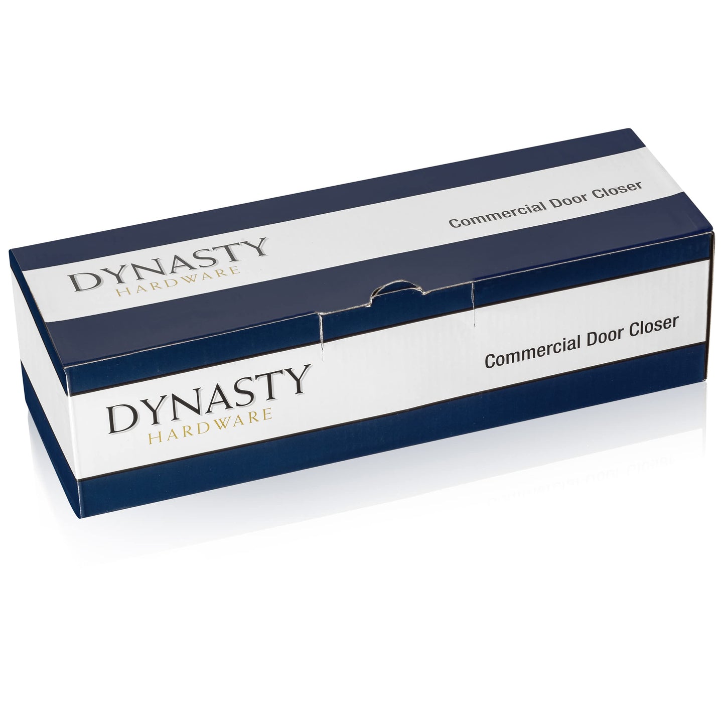 Dynasty Hardware Door Closer, Commercial Hydraulic Closer, Self-Closing, Spring Size 3, Surface Mount, Sprayed Aluminum, Series 3000
