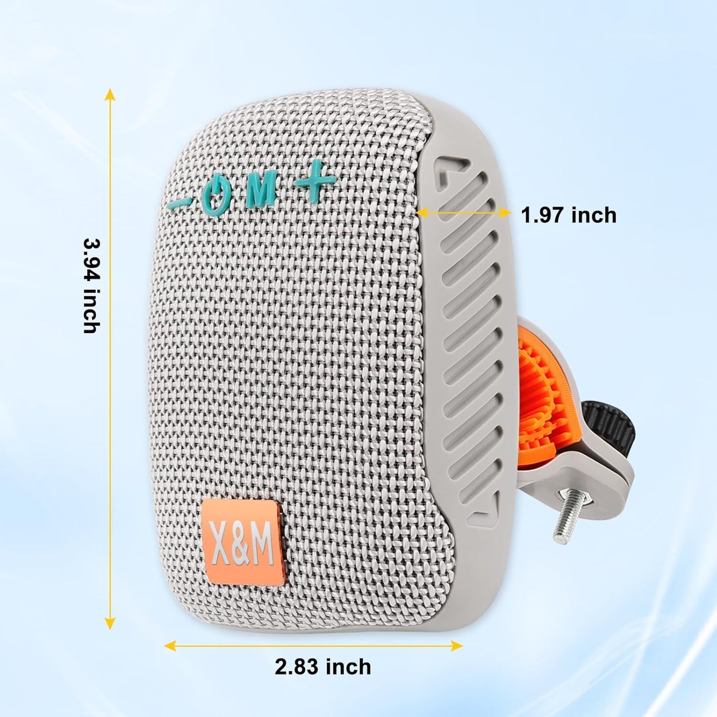 Xbnmex IPX5 Portable Bluetooth for Bike, Waterproof Wireless Traveling Bicycle Speakers, Integrated Design Bicycle