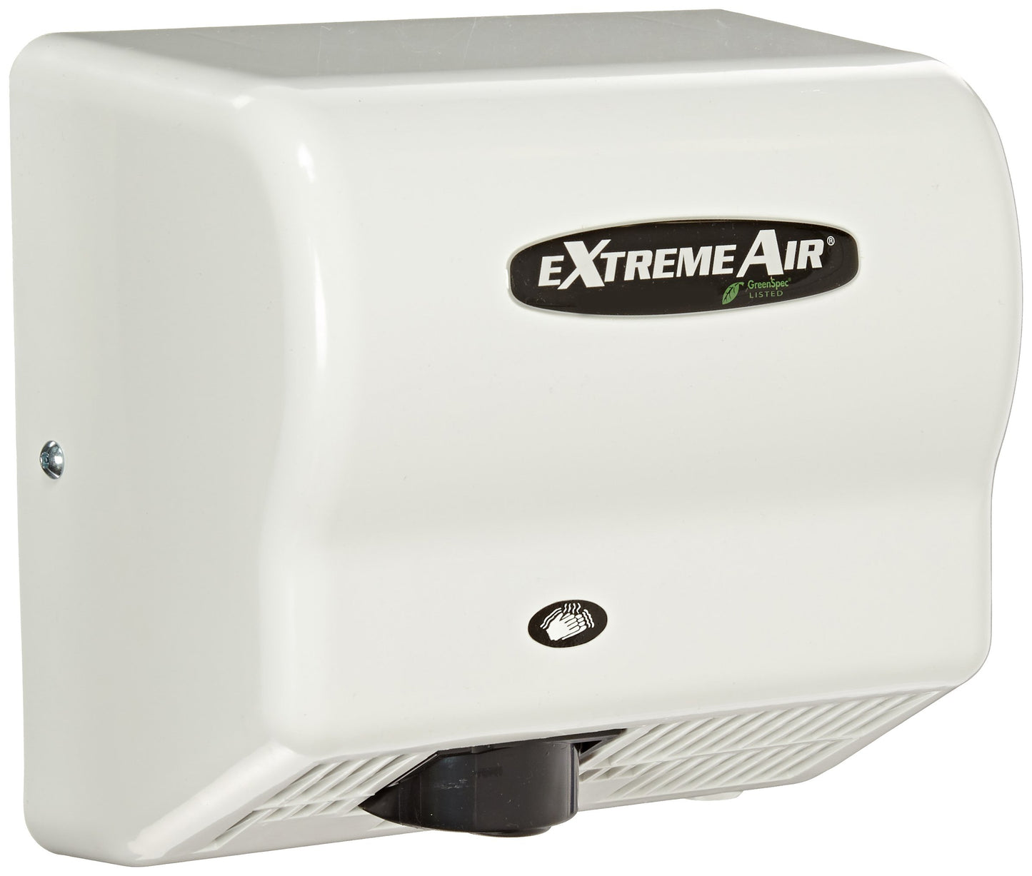 American Dryer ExtremeAir GXT9 ABS Cover High-Speed Automatic Hand Dryer, 10-12 Second Dries, 100-240V, 1,500W Maximum Power, 50/60Hz, White