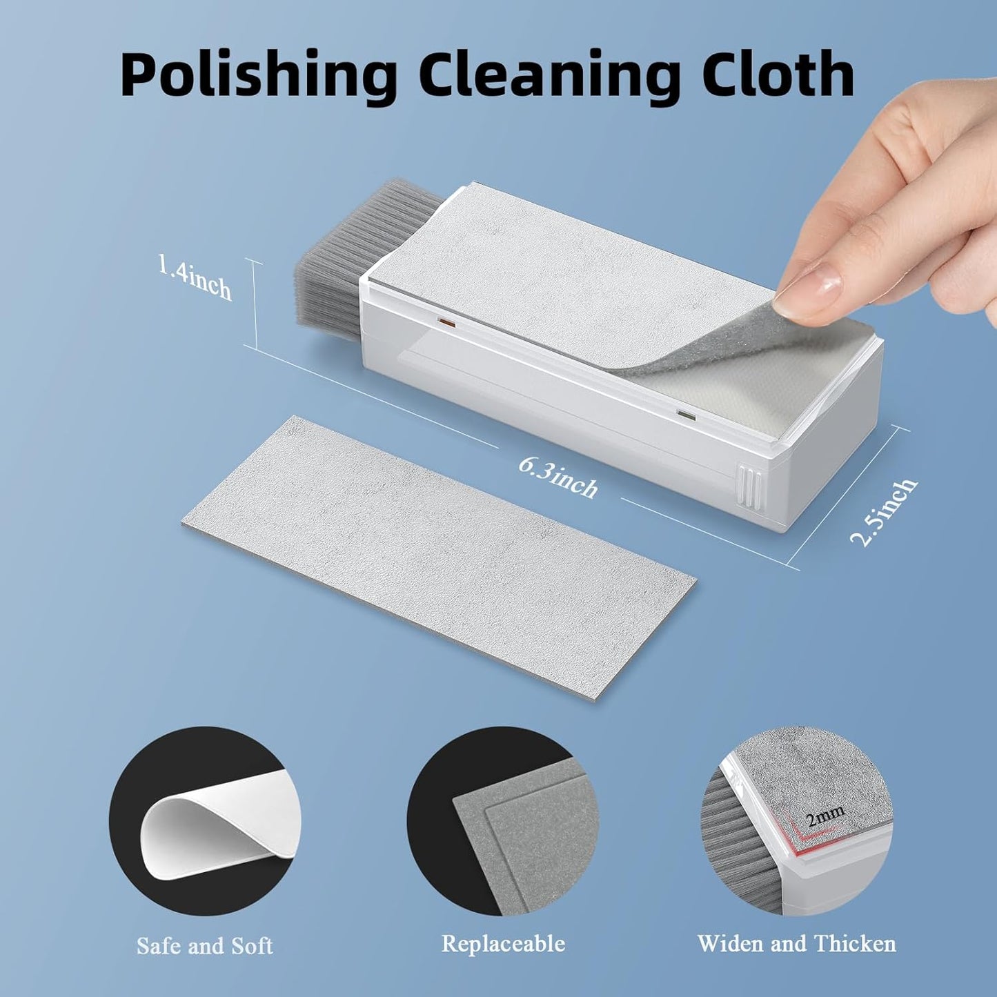 WalktherHa Keyboard Cleaner Laptop Cleaning Kit, All in One Keyboard Cleaning Kit with Car Screen Cleaner Spray