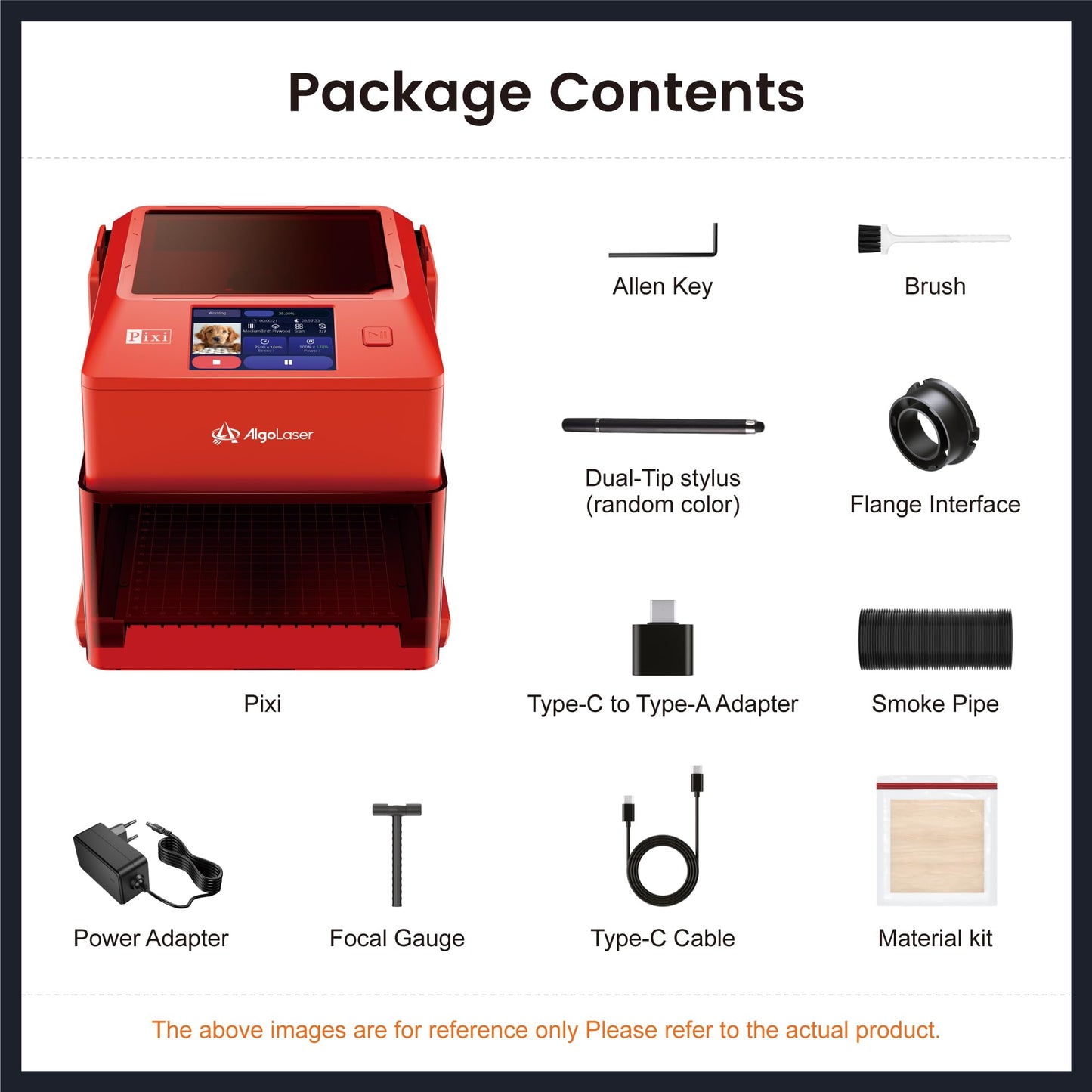 AlgoLaser 3W Smart Laser Engraver Machine, Class 1 Portable Laser Engraving Machine with Built-in AlgoOS System, No PC Needed, Laser Engraving for Wood, Acrylic, Leather.