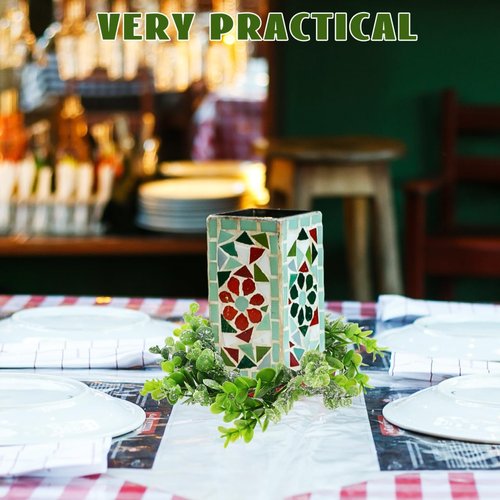 Beavorty Eucalyptus Leaves Wreaths - 2-Piece Candle Rings for Holiday Decor | Winter Centerpiece