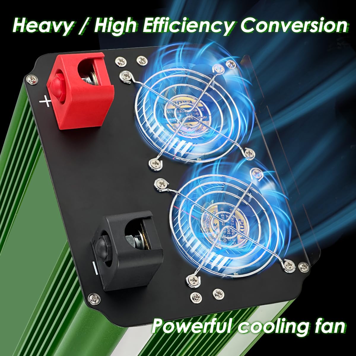 LVYUAN 4000 Watt Heavy Duty 8000(Peak) Pure Sine Wave Power Inverter 24V DC to 110V 120V AC Converter with 4 sockets,LED Display,Remote Control and USB Port for Family,RV, Truck,Road Trip,Emergency