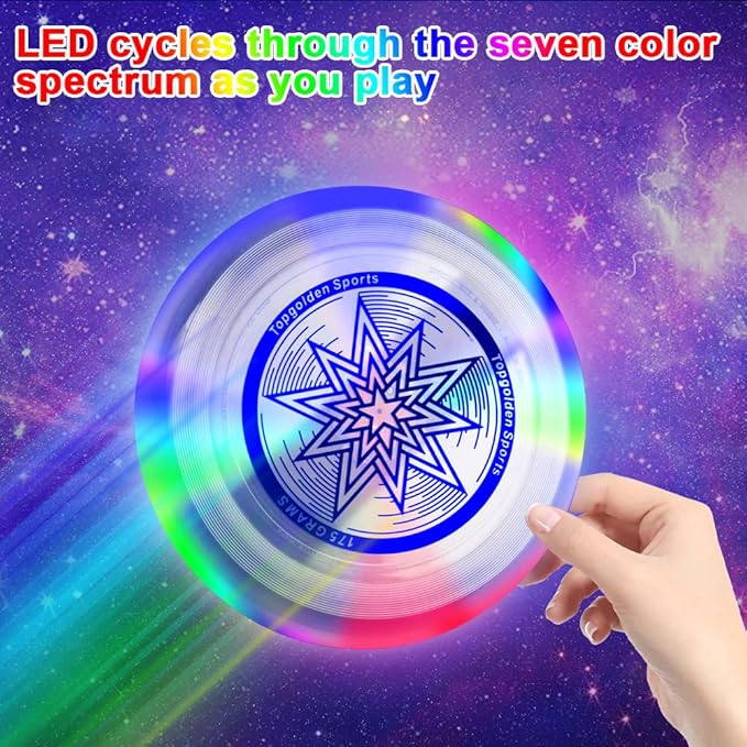 Eastgoing Outdoor Flying Disc 175 Gram, 10.75 Inch Sport Disc ,Loads of Colors Available, Suitable for Competitions, Team Flying Disc for Beach, Park, Pet, Camping and More,