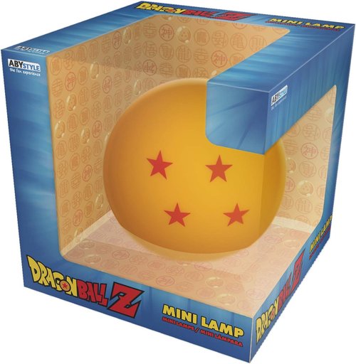 ABYSTYLE Dragon Ball Z 4 Star Mini LED Desk Lamp - Soft Warm Yellow Light | 3.2" Anime Decor Gift