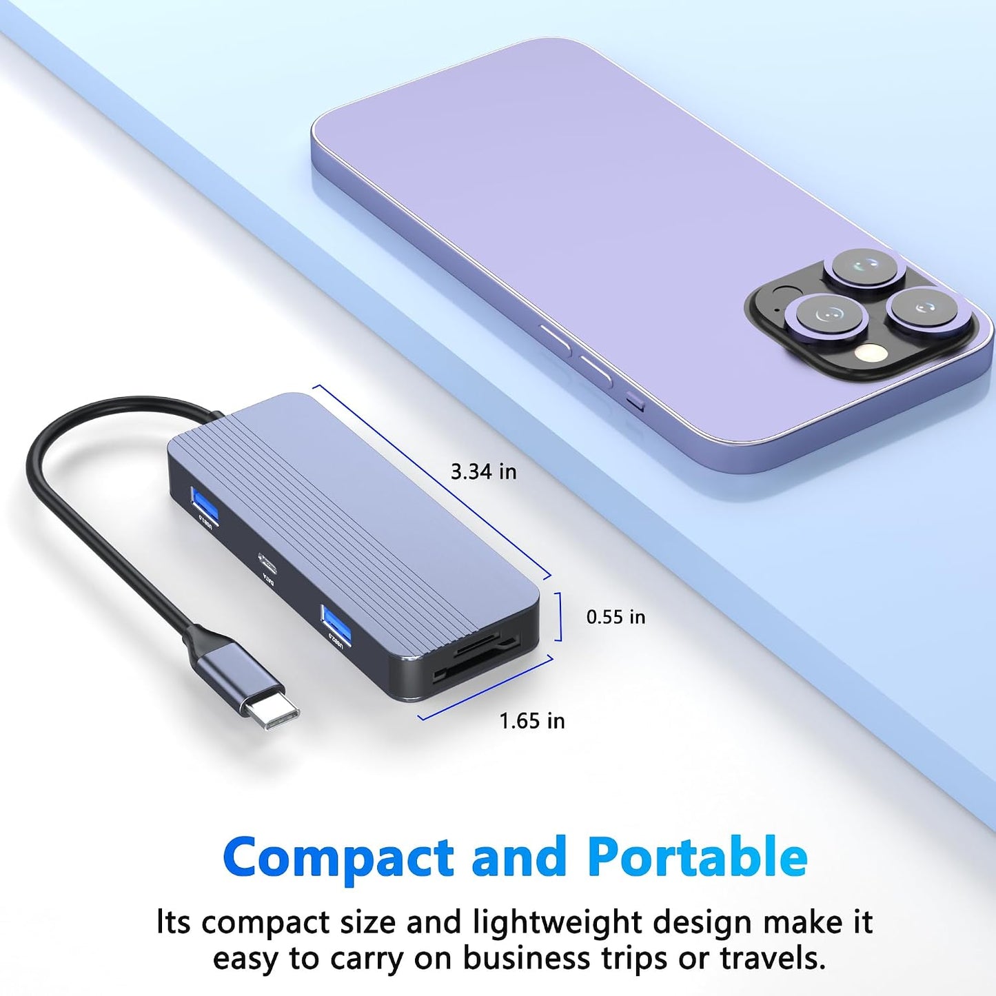 Aoyvsktv 4K@60Hz 8 1 USB C Docking Station Dual HDMI, in Docking Station Dual Monitor for Mac/Dell/HP Laptop, HDMI
