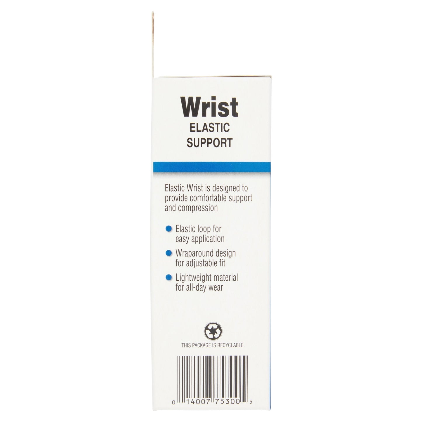 Flex Aid Wrist Support Wrap- Elastic Support with Loop- Wrist Brace for Carpal Tunnel, Arthritis, Tendonitis, Exercise, Weight Lifting, Calisthenics and More- One Size