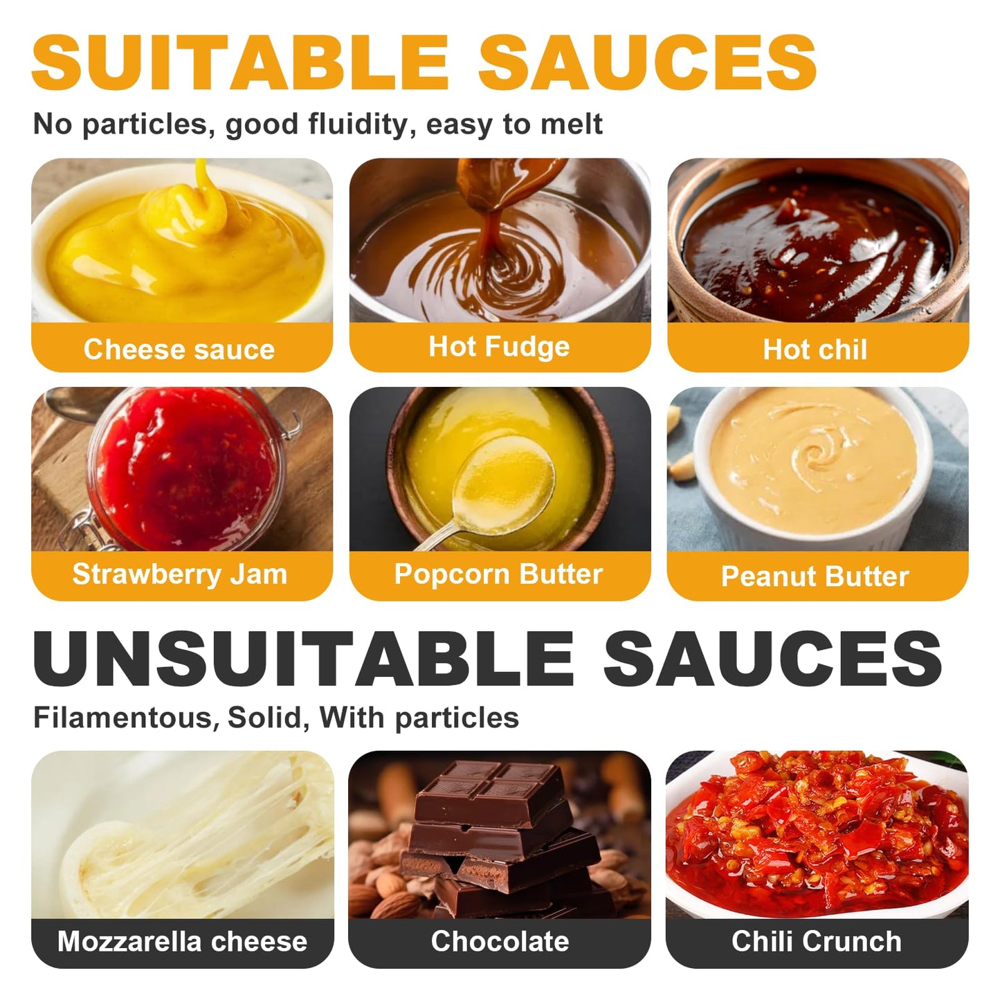 Saladulce Nacho Cheese Dispenser with Pumps, Nacho Cheese Warmer Hot Fudge Dispenser Warmer 5-Level Insulated Pump Dispenser for Sauce Cheese Fudge Caramel (4.2Quarts)