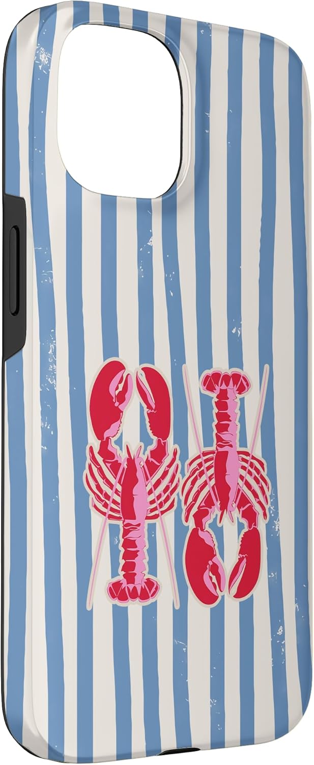 Cute Lobster European Summer Coastal Granddaughter 15 Lobster Fisherman Aesthetic La Dolce Vita Amalfi Coast Case