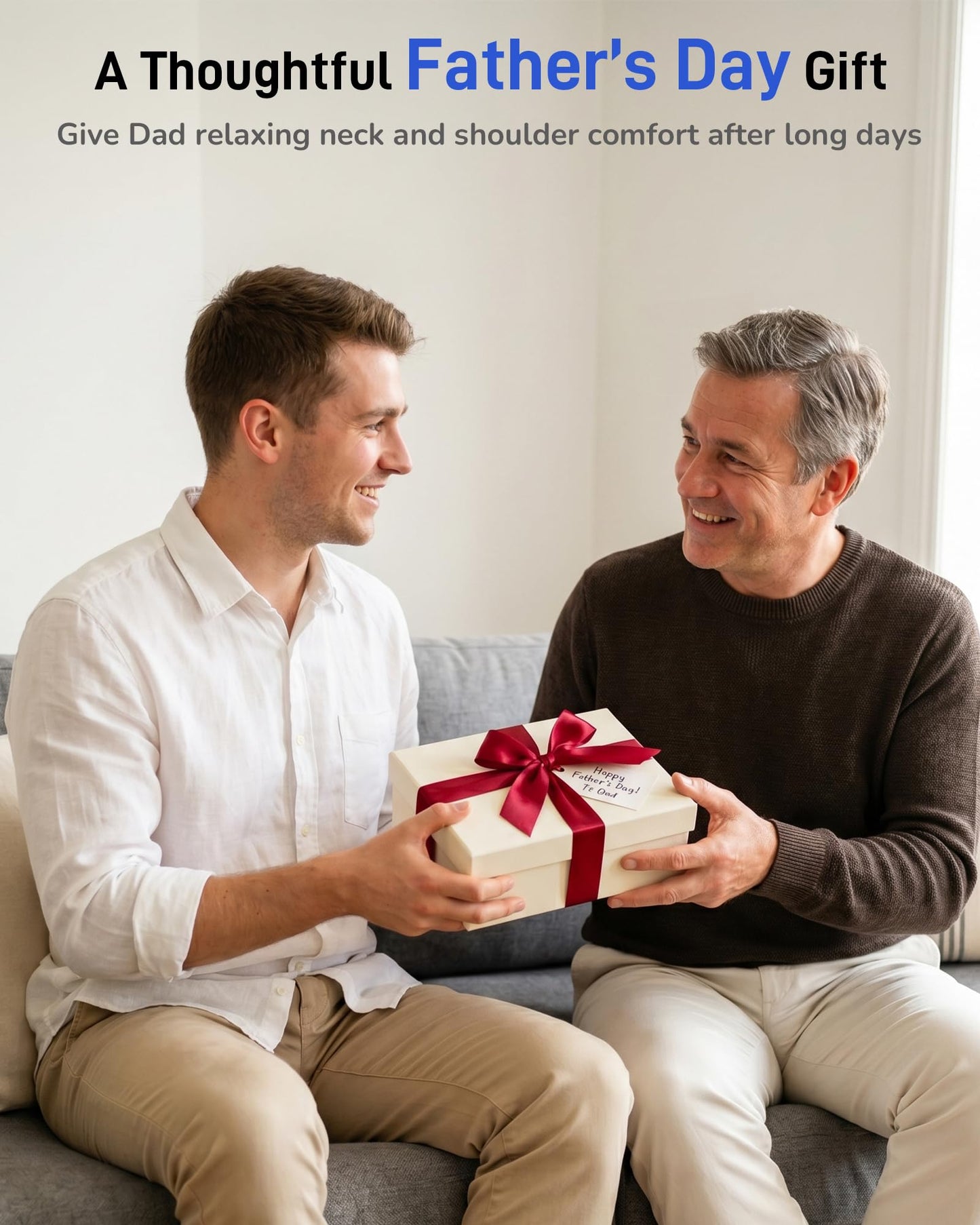 Musugy Neck Massager with Heat : Cordless Neck and Shoulder Massager for Pain Relief Deep Tissue - 3 Modes, 2 Intensity & 2 Heat, Daily Comfort for Desk Workers, At-Home Use, Women, Men