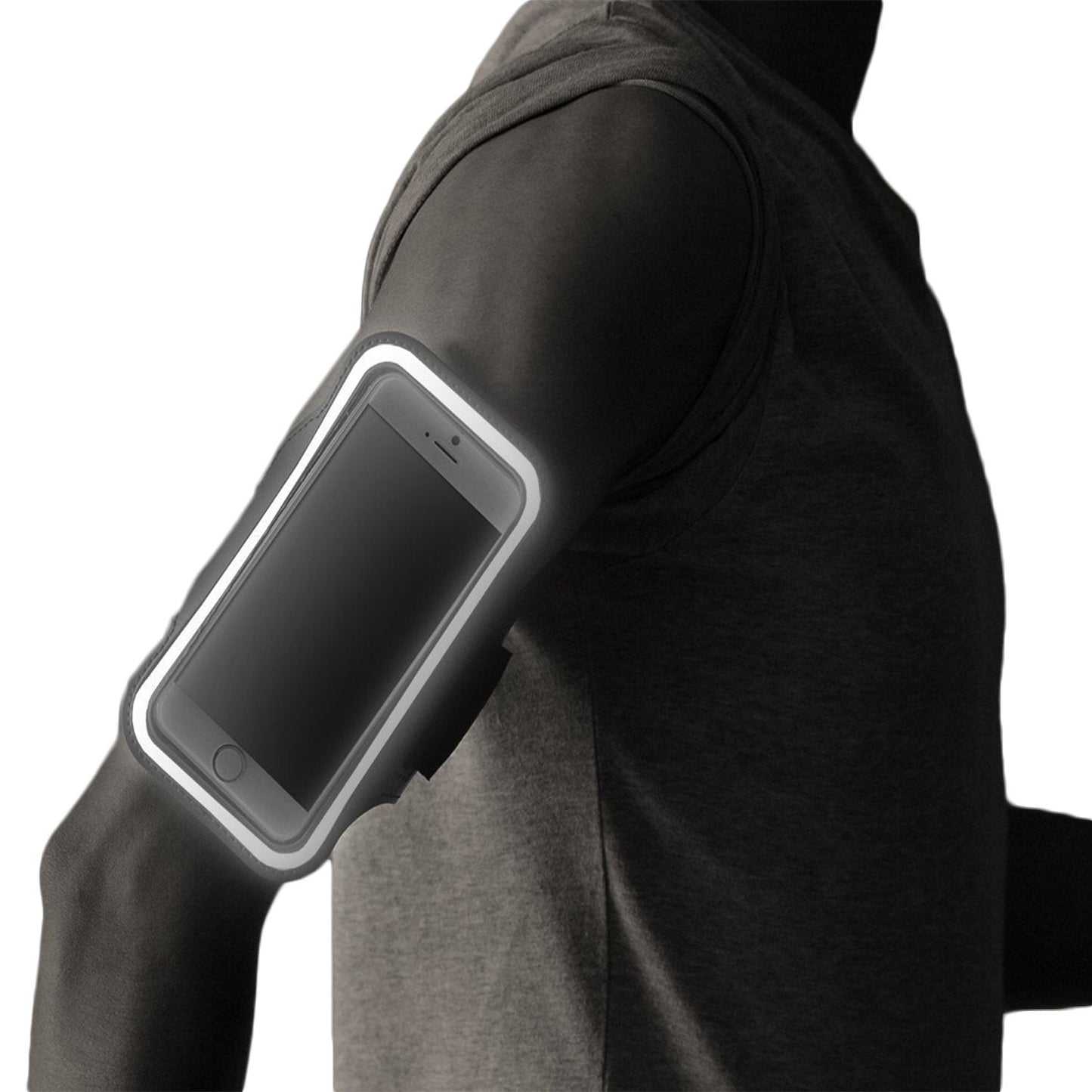 RevereSport Waterproof Armband for iPhone 17/16/15/14/13/12 with Extra Pockets for Keys, Cash and Credit Cards. Running Phone Arm Holder for Sports, Gym Workouts and Exercise