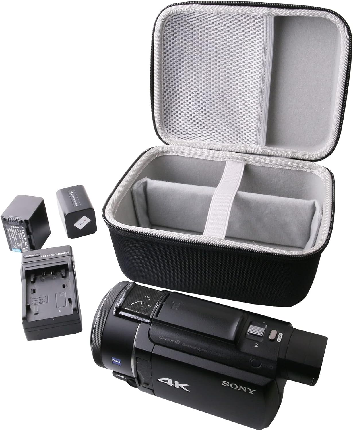 FDR-AX53/ FDR-AX43/Panasonic HC-V785/HC-V770 WERJIA Hard Travel Case Compatible with Sony Video Camera Camcorder (big)
