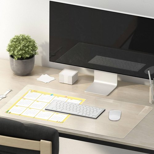 Eisdroma 42 x 78 Inch Clear Table Cover, 2mm Thick Clear Protector, Waterproof Table Pad for Dining Room, Kitchen, Office