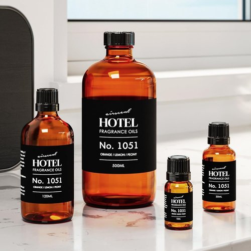 AirScent Citrus Zest Diffuser Oil No. 1051 - Premium Orange Lemon Peony Fragrance - 10 mL Glass Dropper Bottle
