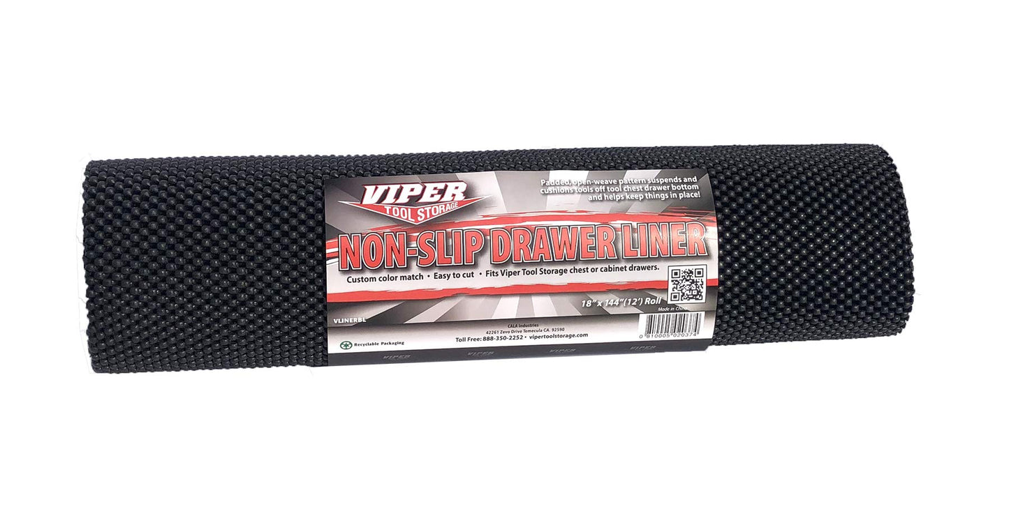 Viper Tool Storage VLINERRD The Original Pink Box Non-Slip Drawer Liner, Red