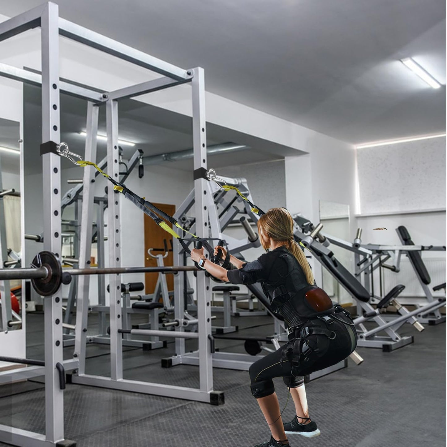 YZZHAJ 2 PCS Power Rack Attachments, Band Pegs for Power Rack, Resistance Band Hooks for Squat Rack, O-Ring Attachment for Power Rack, Versatile Gym Equipment Attachments Fits 1In