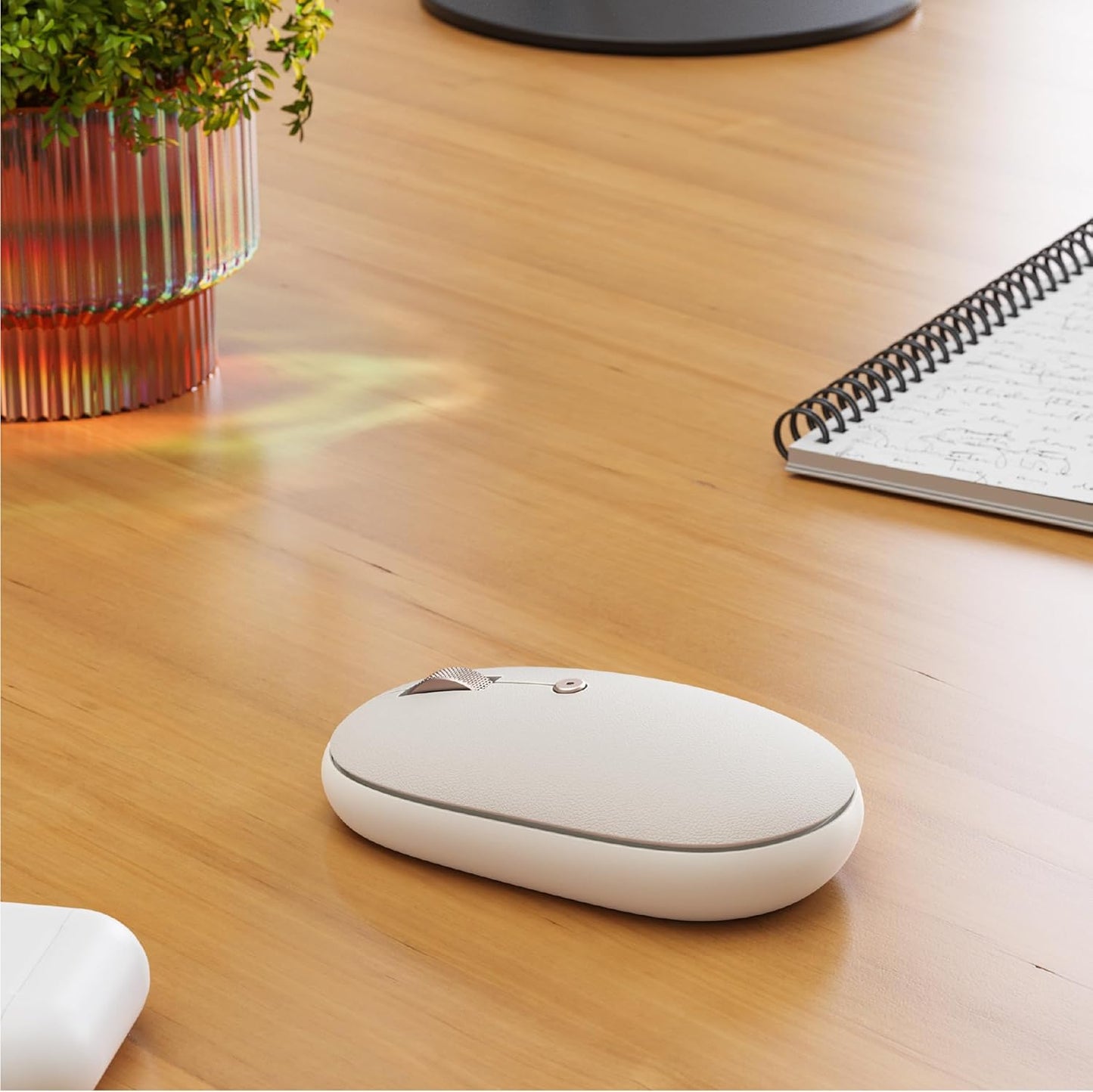 Satechi 3 OntheGo Bluetooth Mouse with USB C Rechargeable Battery, Connect up Devices, Compact and Portable Wireless