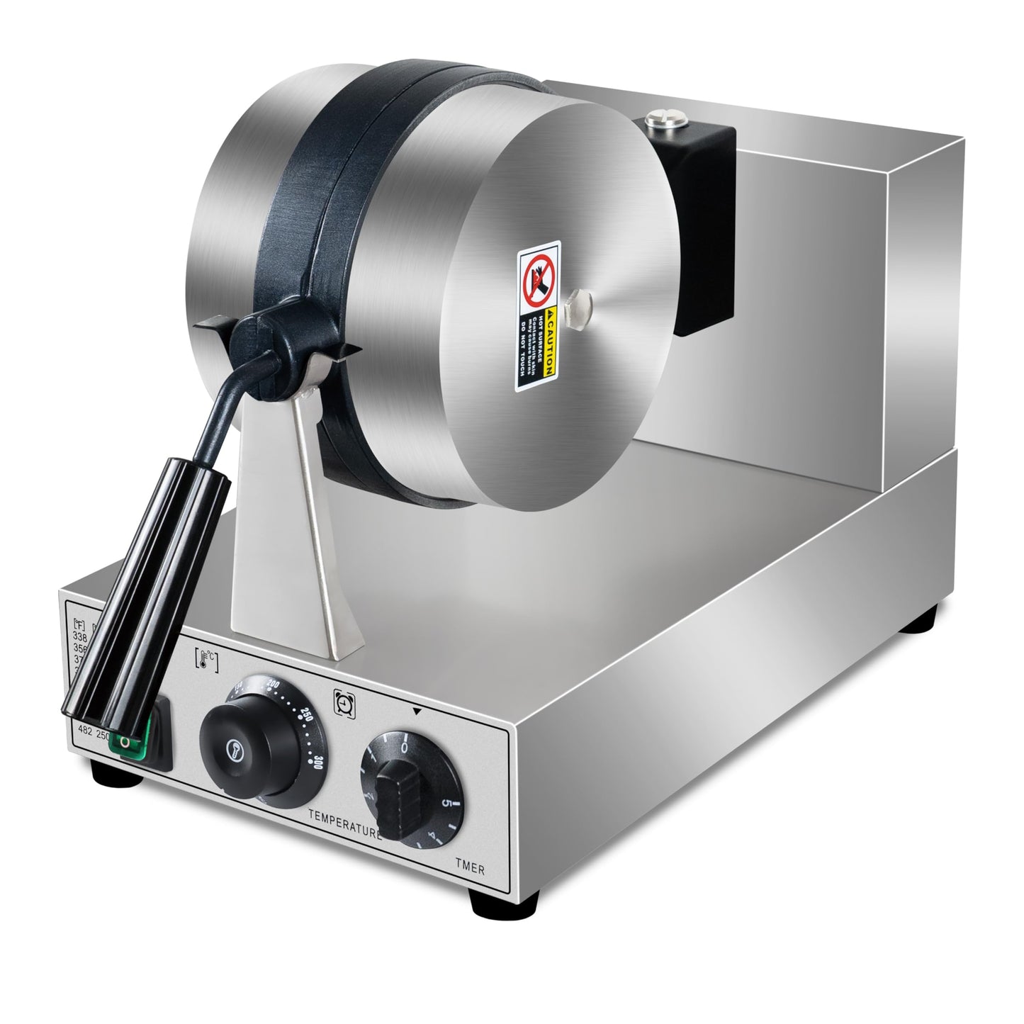 Ice Cream UFO Burger Maker, Electric Burger Waffle Maker, rotary Hamburger sandwich machine Non-stick Panini press waffle machine 110V Gelato Panini Press machine for Home Kitchen Use Breakfast