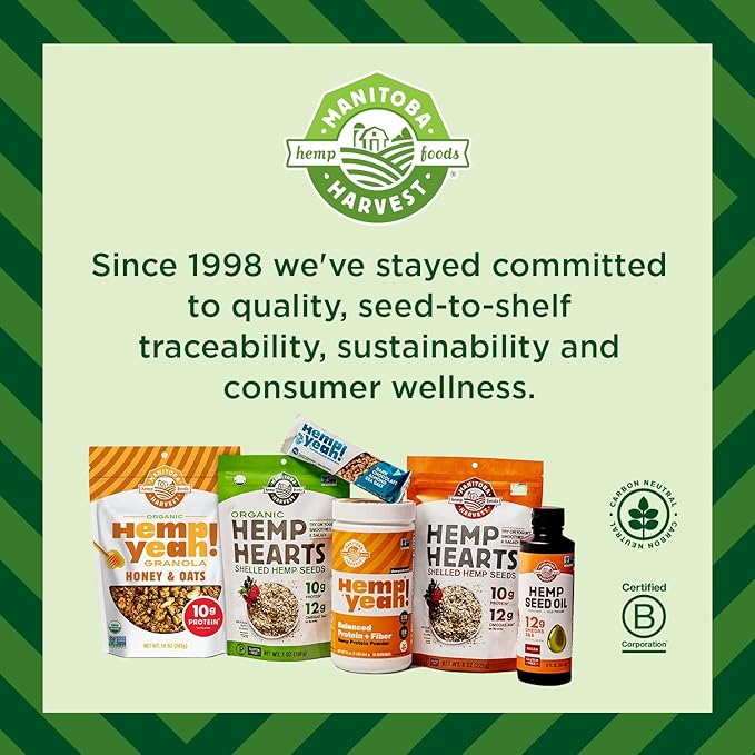 Manitoba Harvest Hemp Yeah Organic Max Fiber Protein Powder, Unsweetened, 32oz, with 13g of Fiber, 13g Protein and 2.5g Omegas 3&6 per Serving, Keto-Friendly, Preservative Free, Packaging May Vary